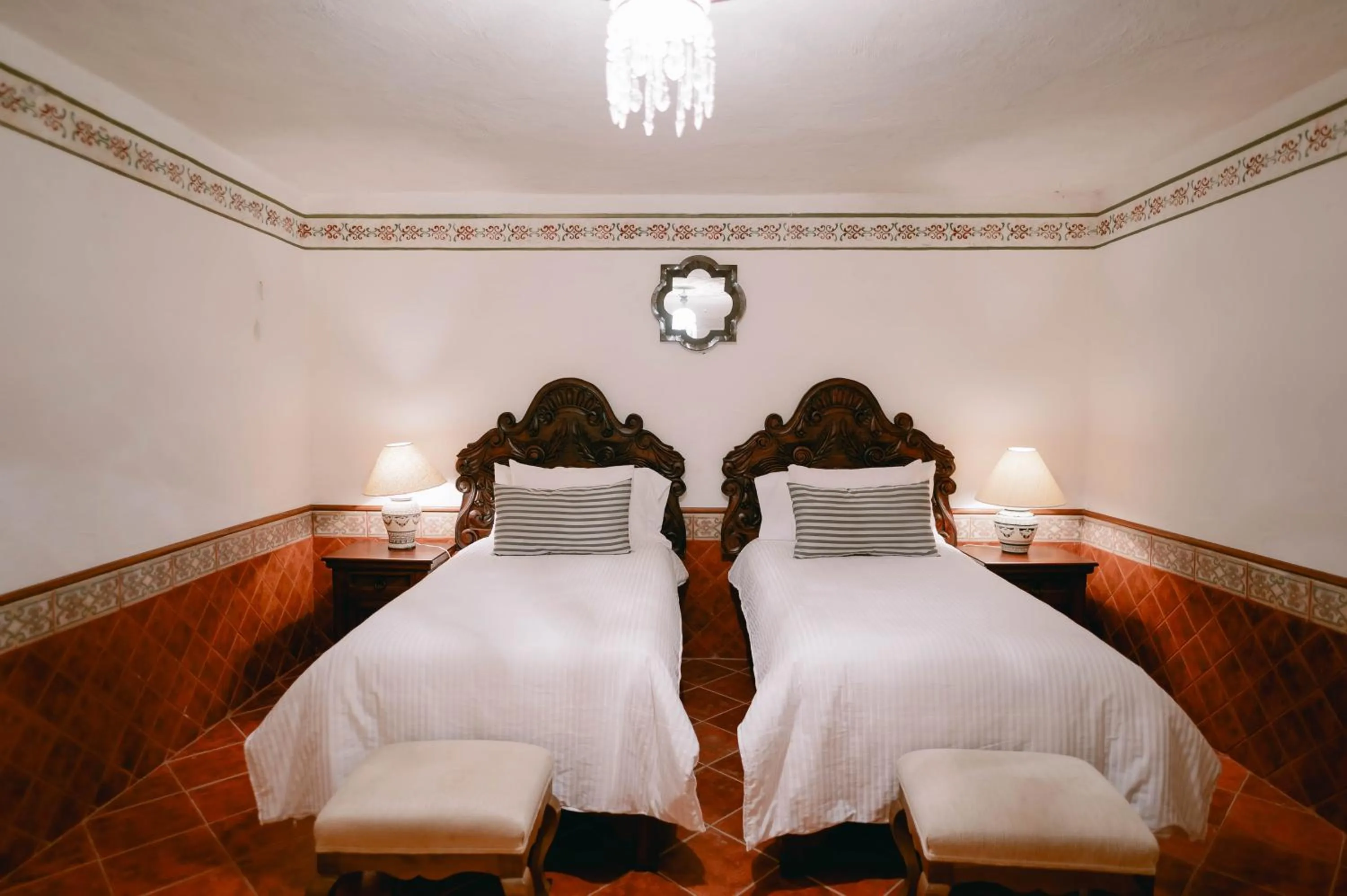 Bed in Hotel Hacienda La Cieneguita