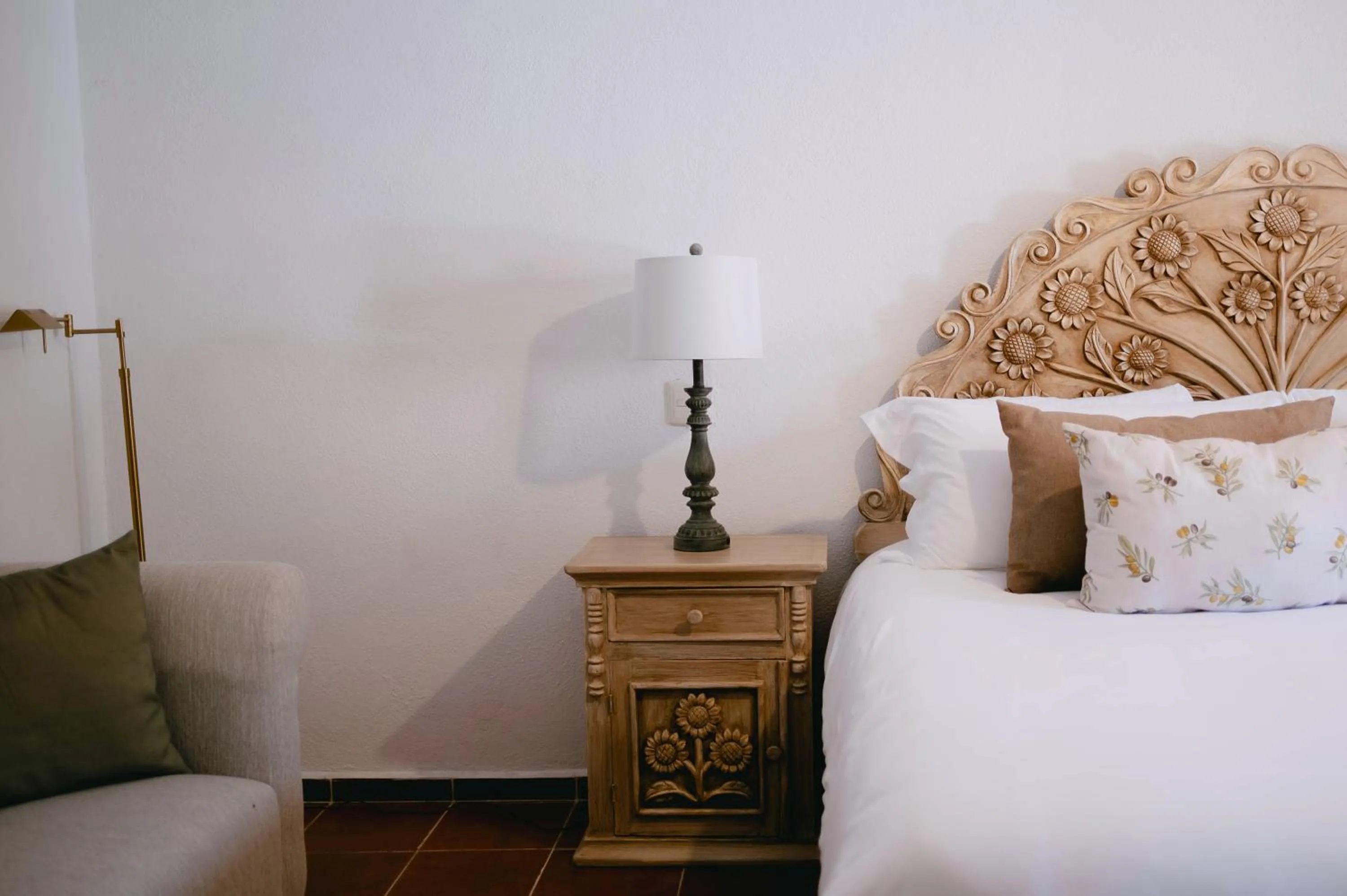 Bed in Hotel Hacienda La Cieneguita