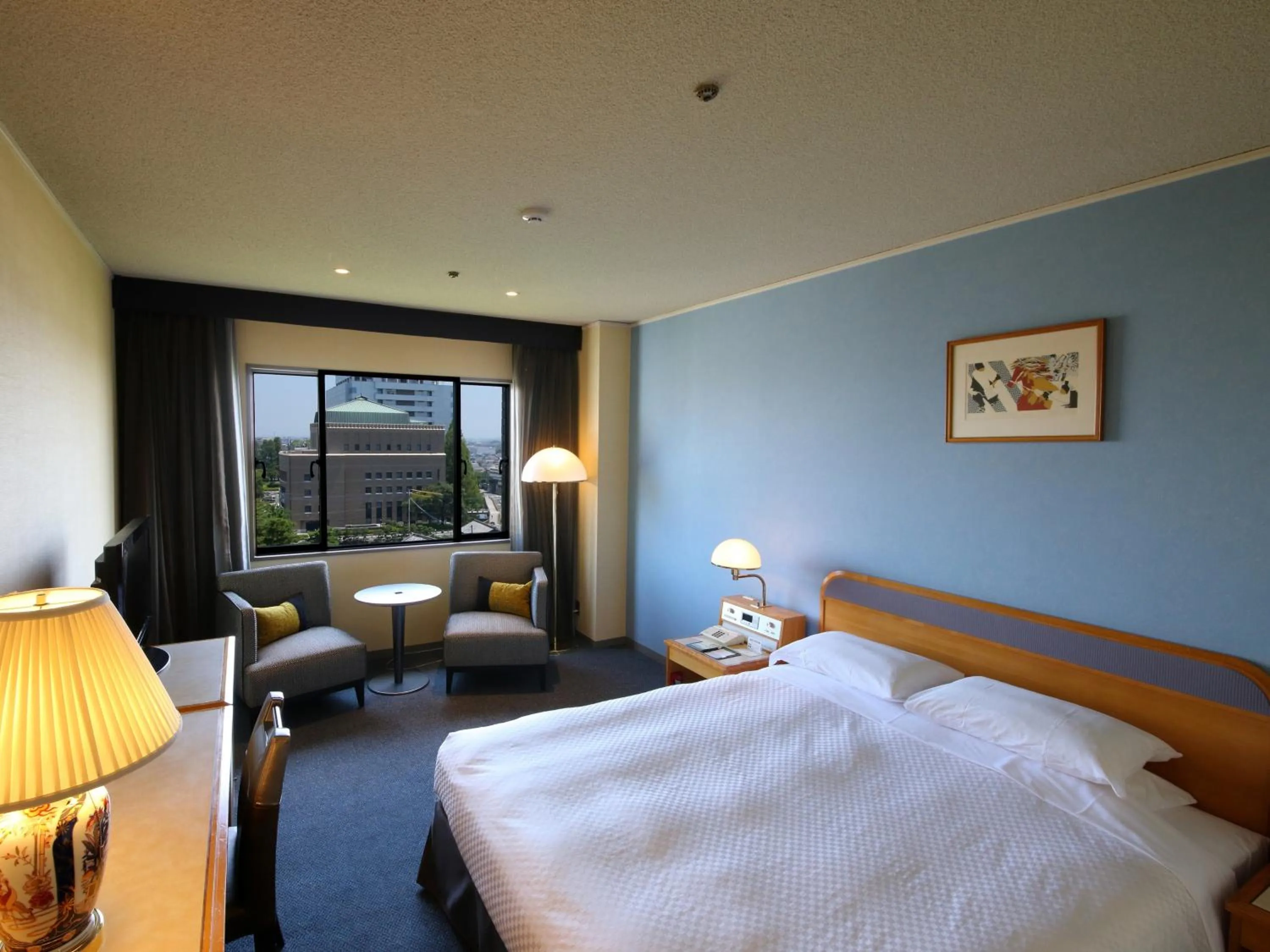 Bed in Hotel New Otani Saga