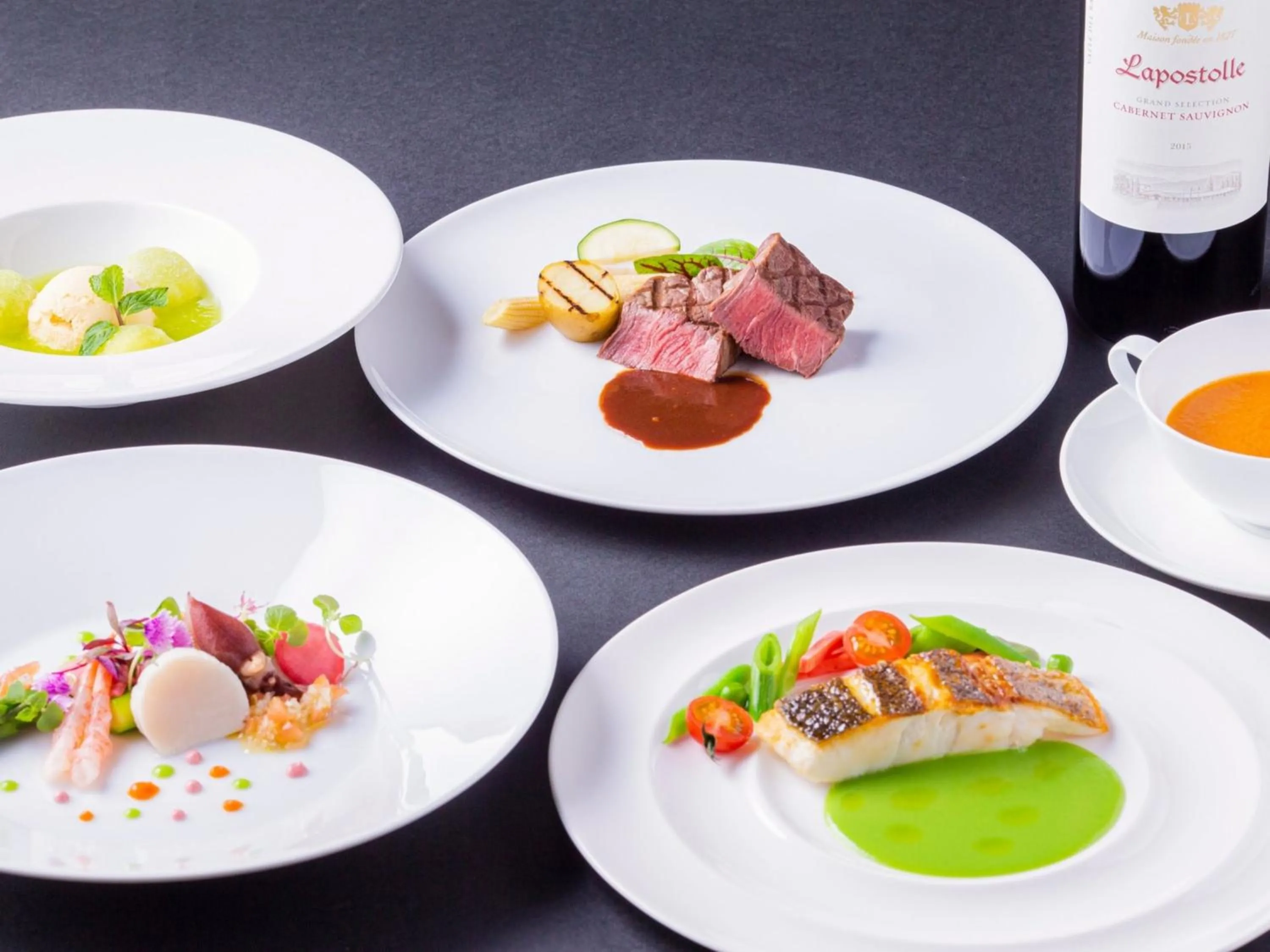 Food in Hotel New Otani Saga