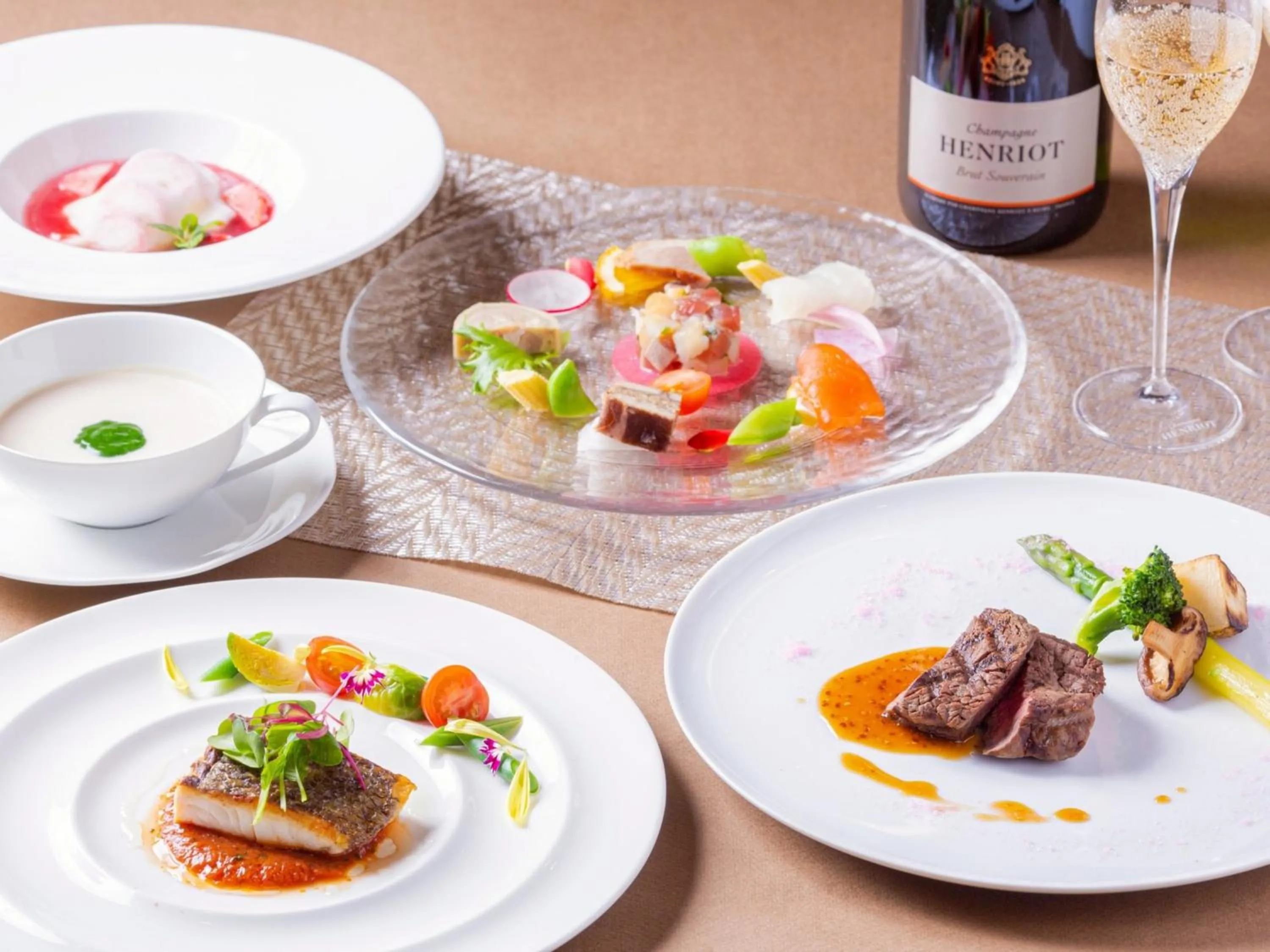 Food in Hotel New Otani Saga