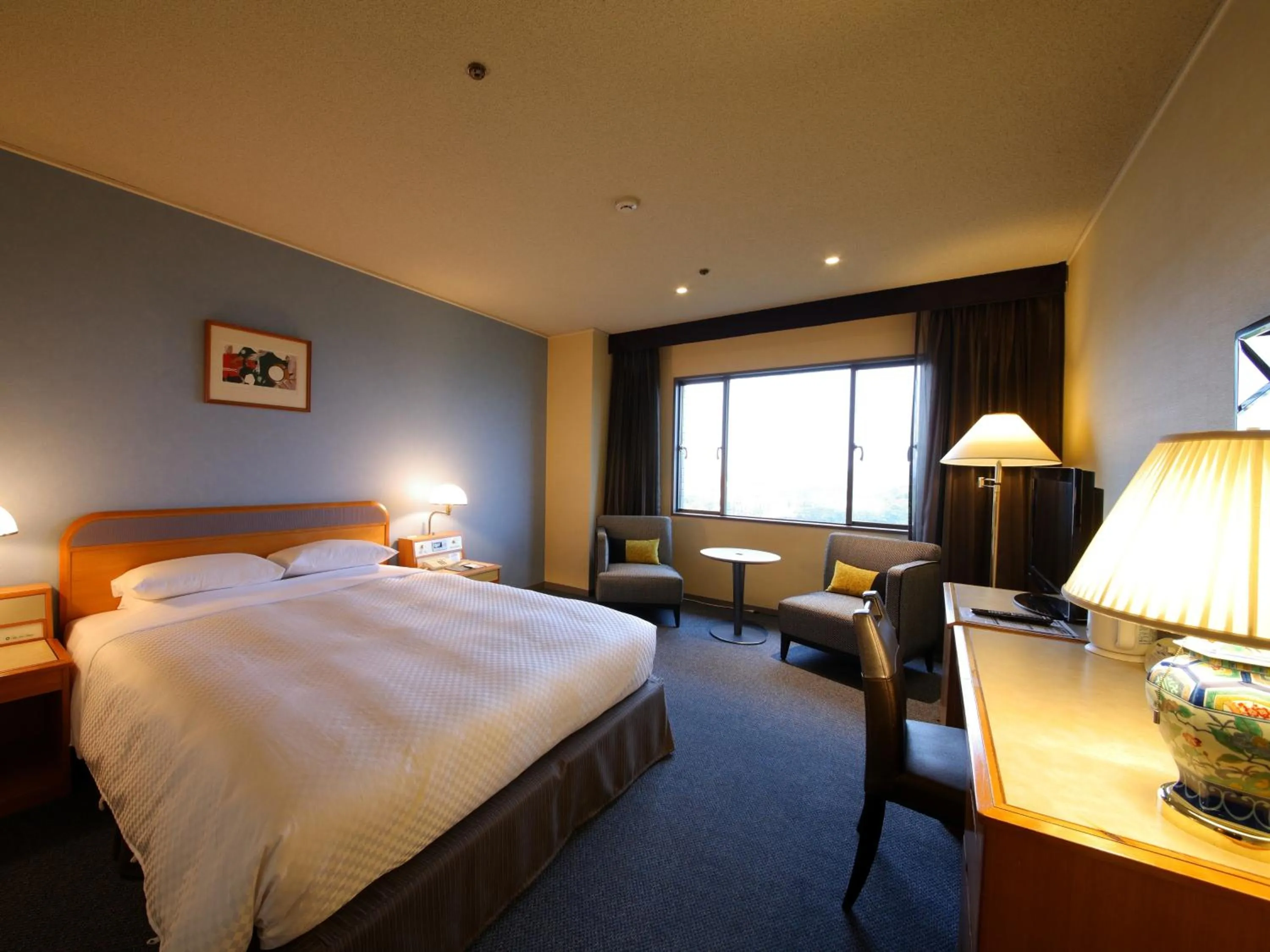 Bed in Hotel New Otani Saga