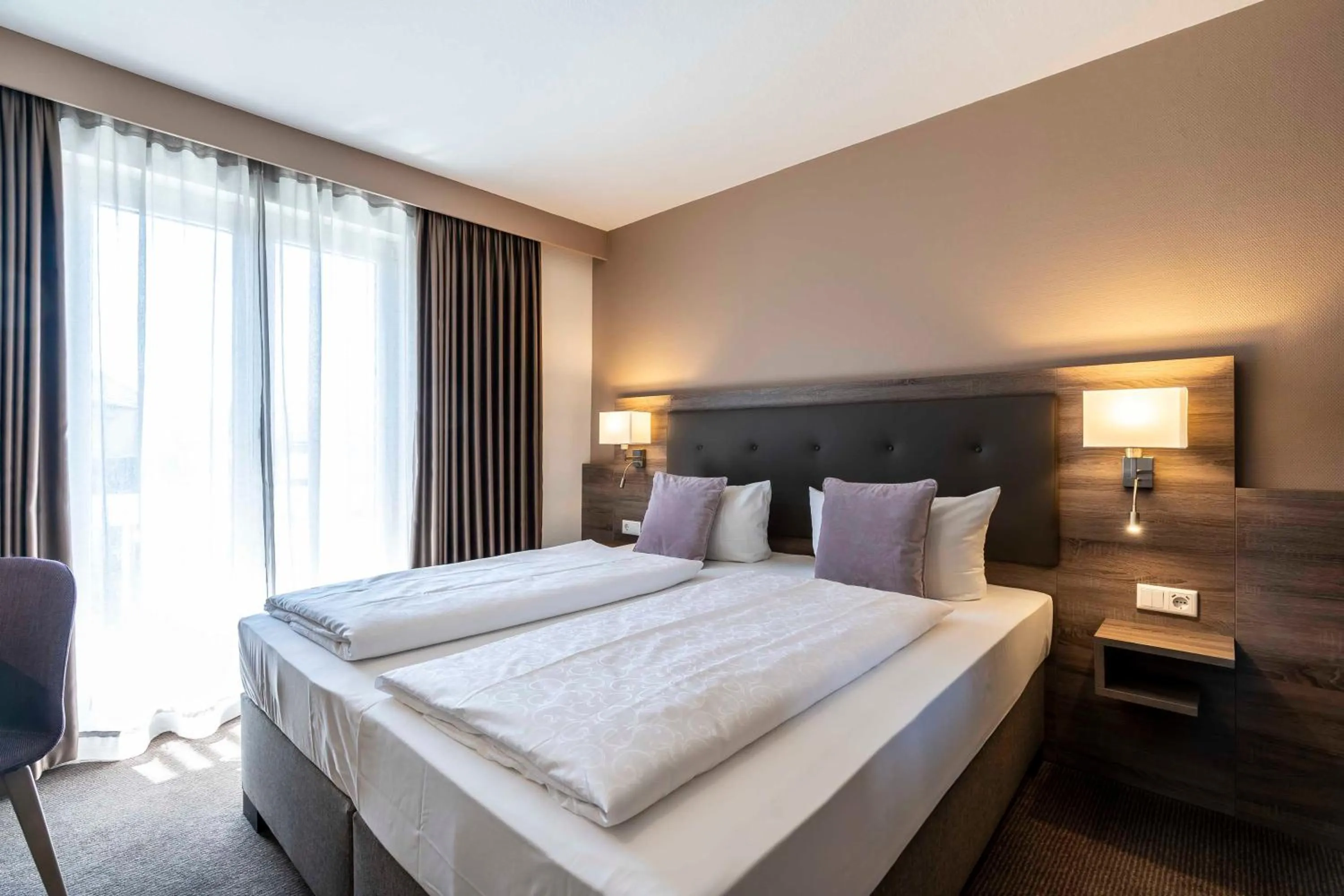 Bed in Hotel in den Herrnwiesen