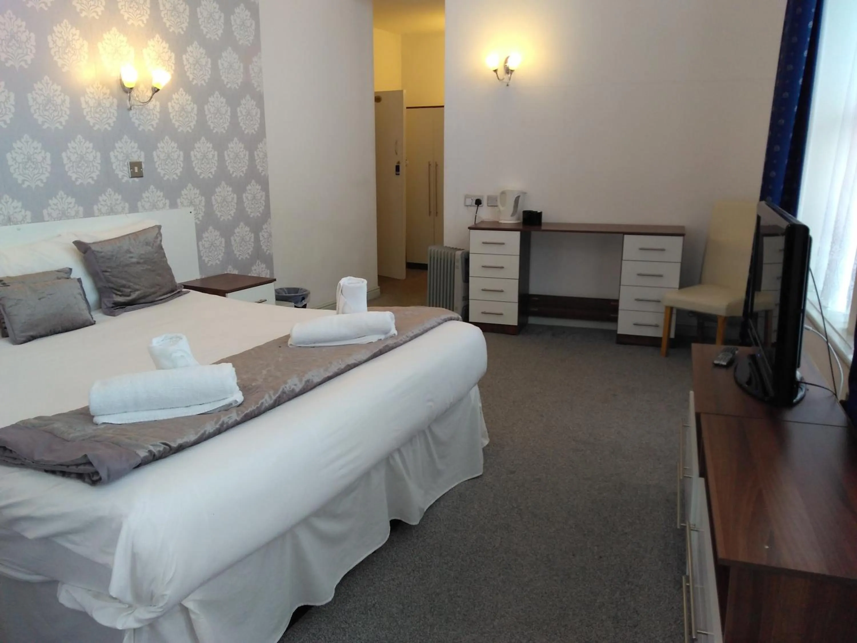 Bed in The Crown Hotel