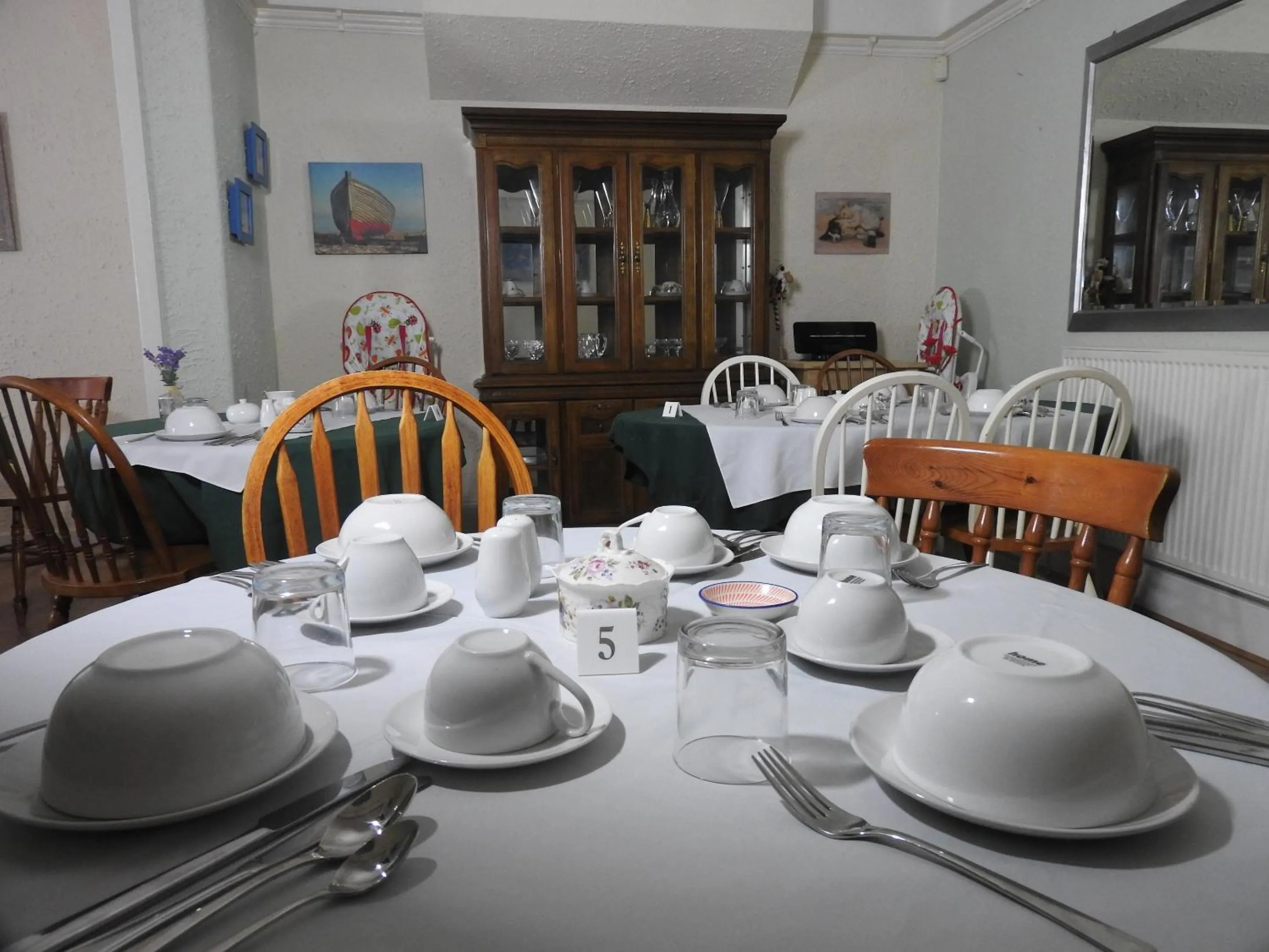 Dining area in Beaches Guesthouse