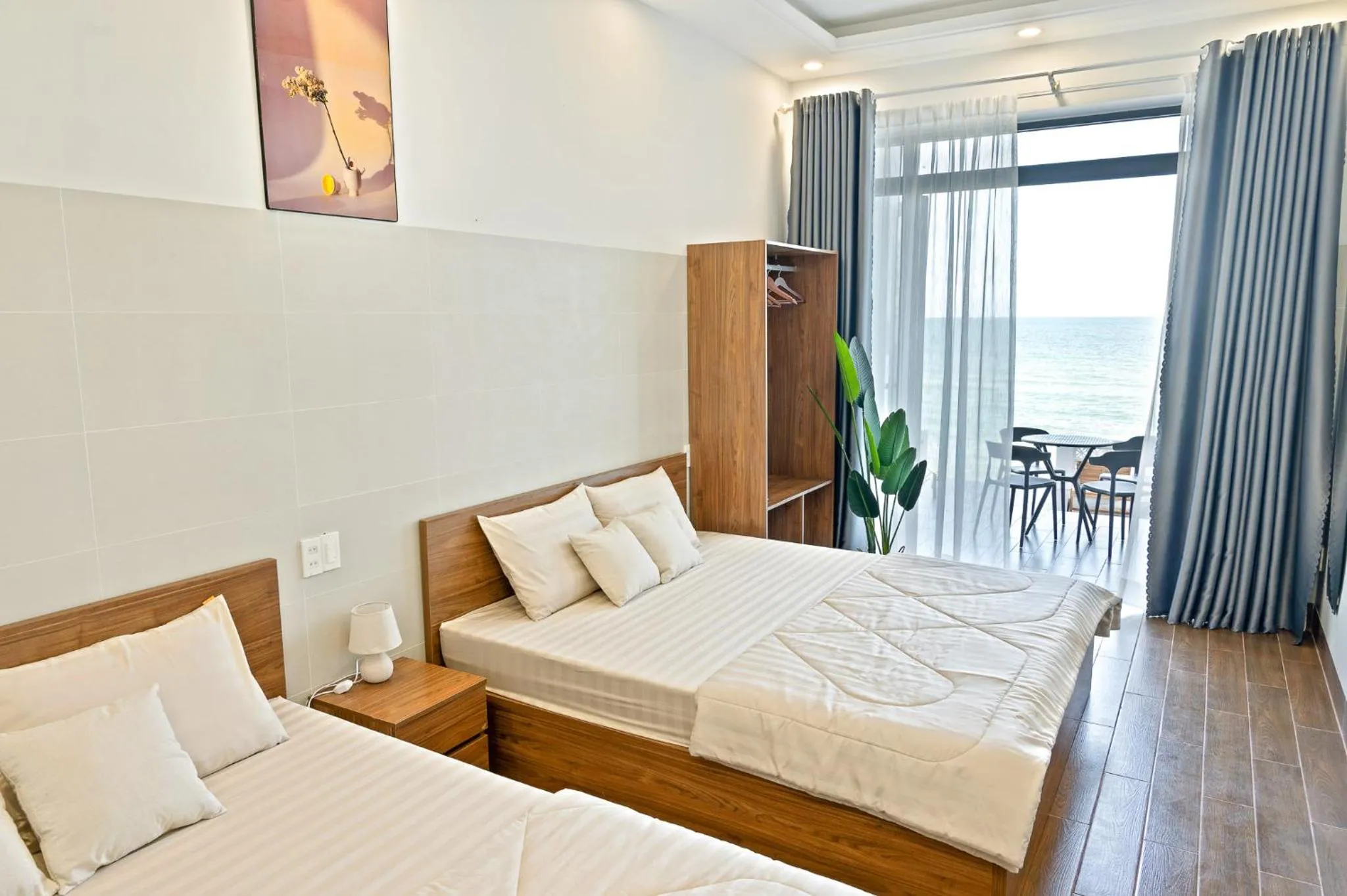 Bed in Mien Trung Beach House Phu Quoc