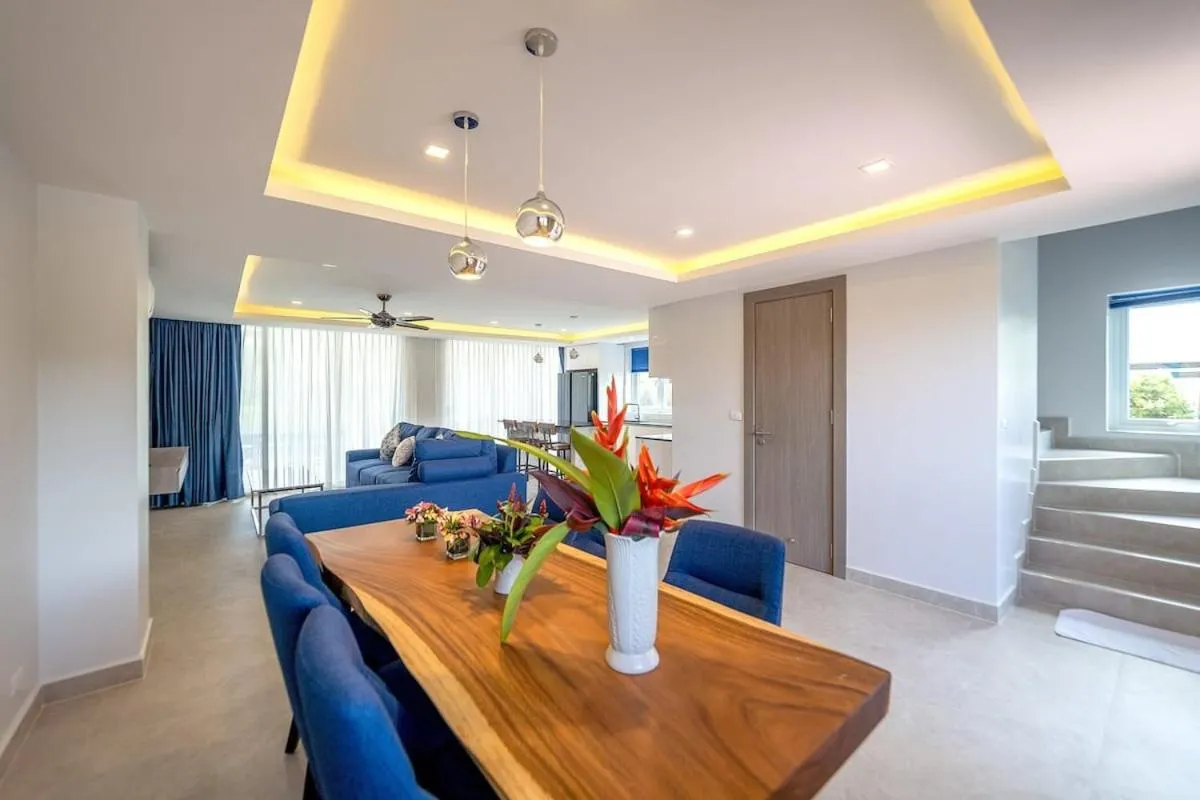 Floor plan in Ocean Grove Pool Villa - Koh Chang