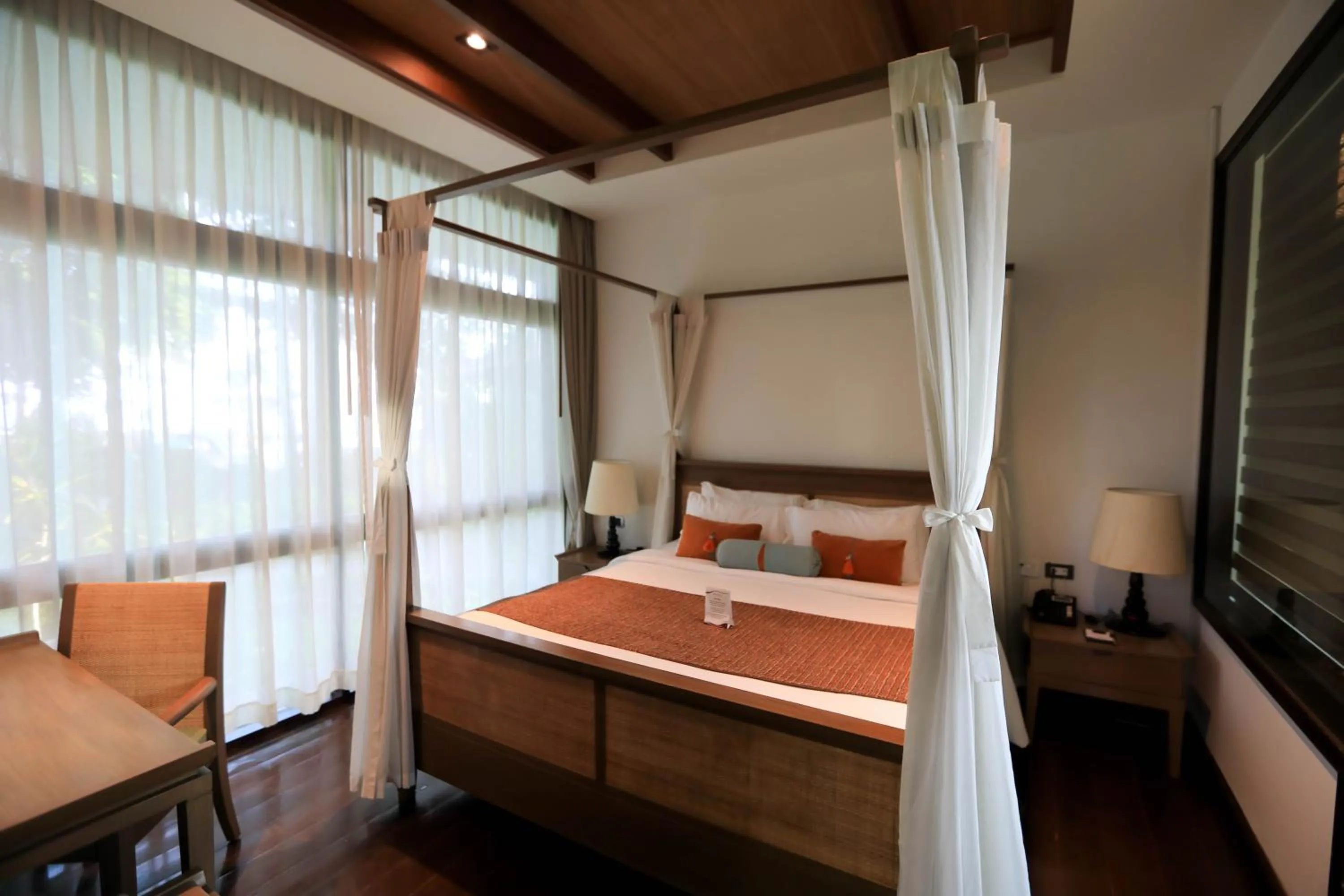Bed in AKIRA Lipe Resort