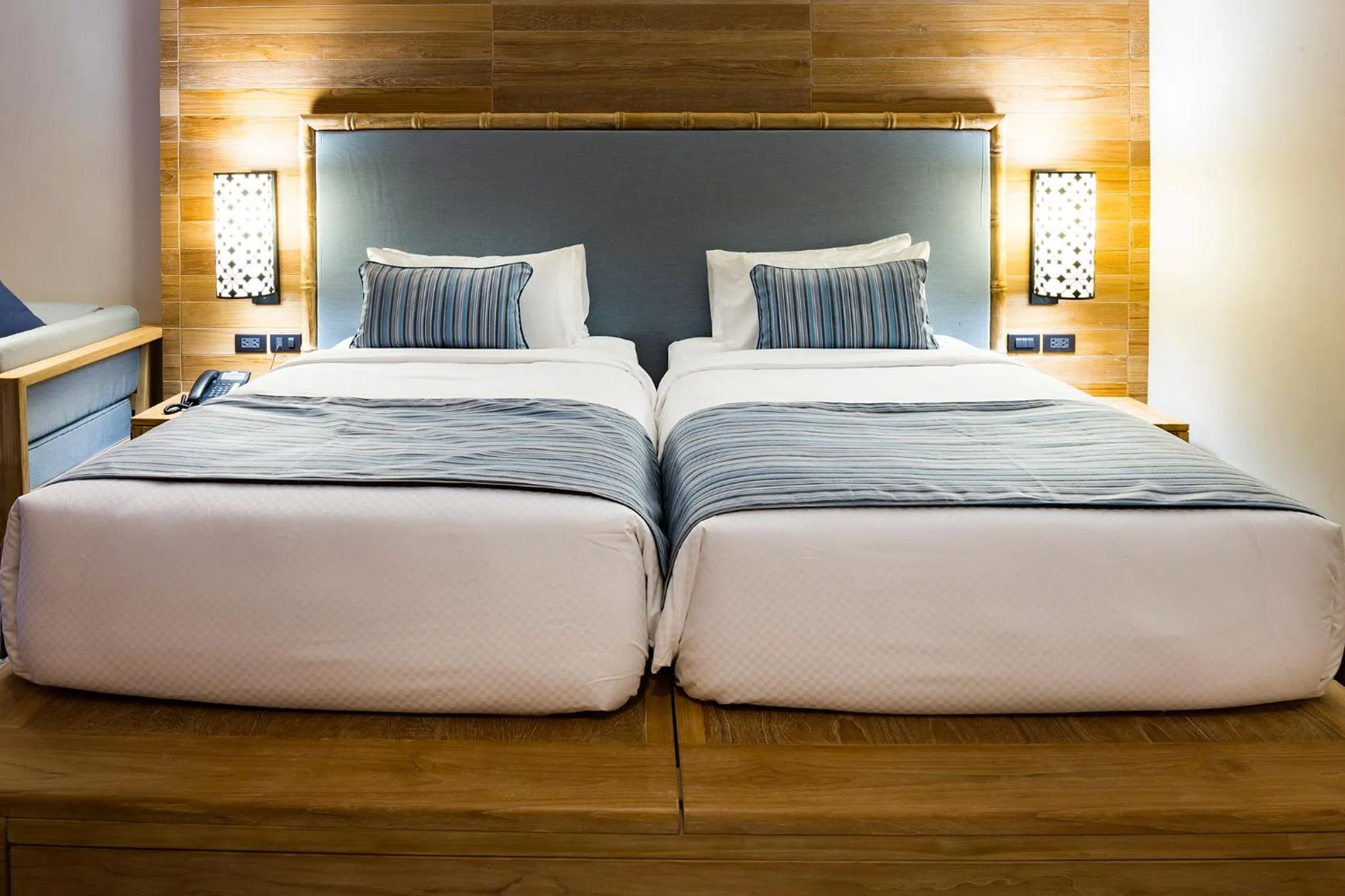 Bed in AKIRA Lipe Resort