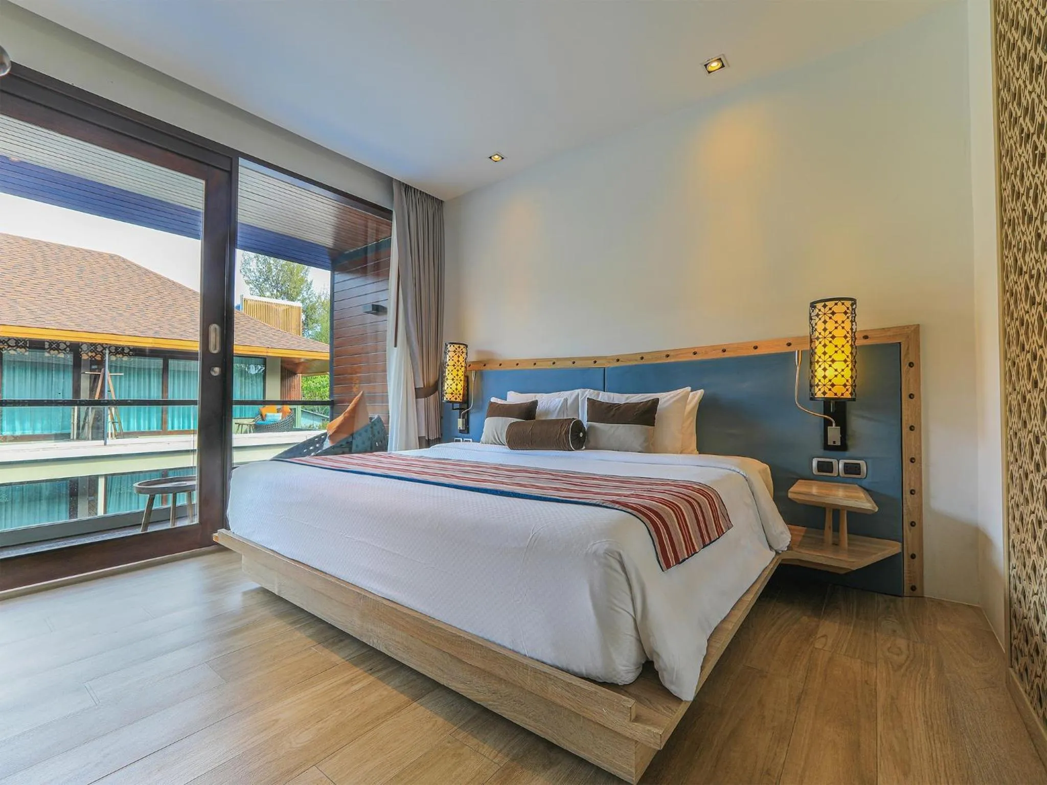 Bed in AKIRA Lipe Resort