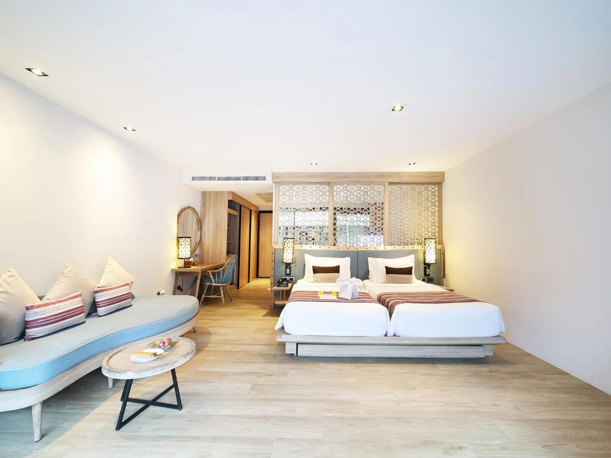 Bed in AKIRA Lipe Resort