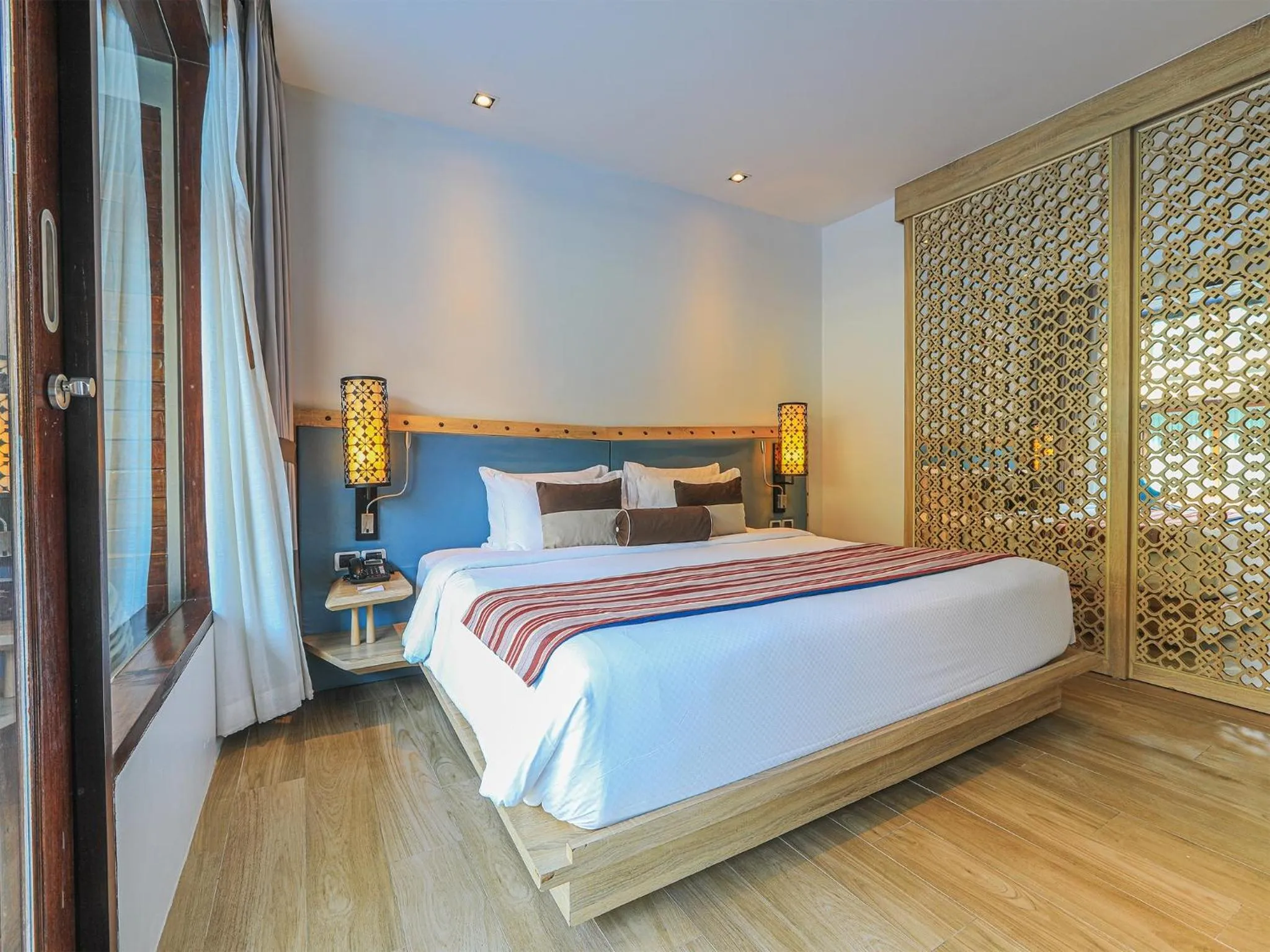 Bed in AKIRA Lipe Resort