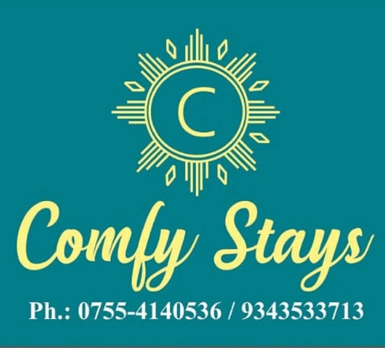Logo/Certificate/Sign in Comfi Stay Hotel Bhopal