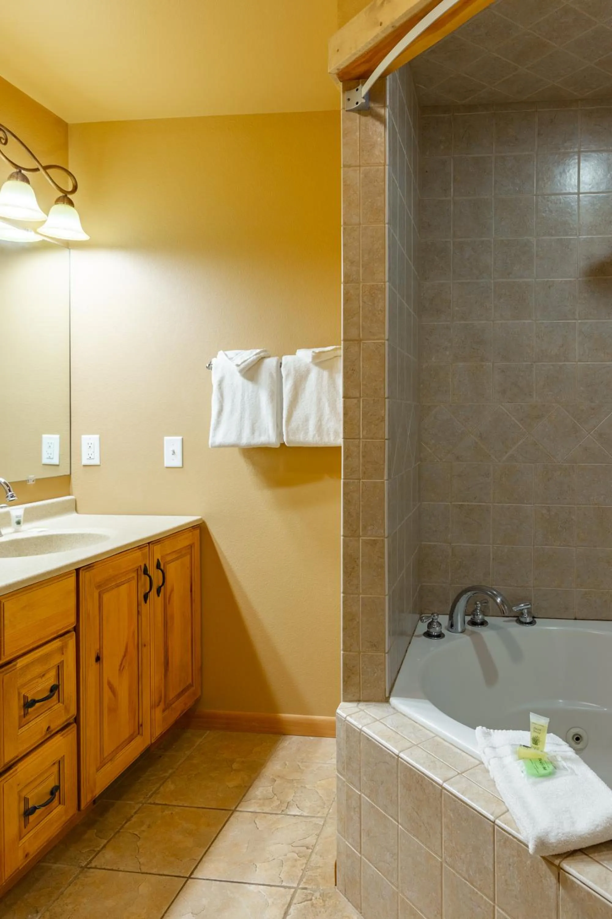 Bathroom in Lodge at Palmer Gulch
