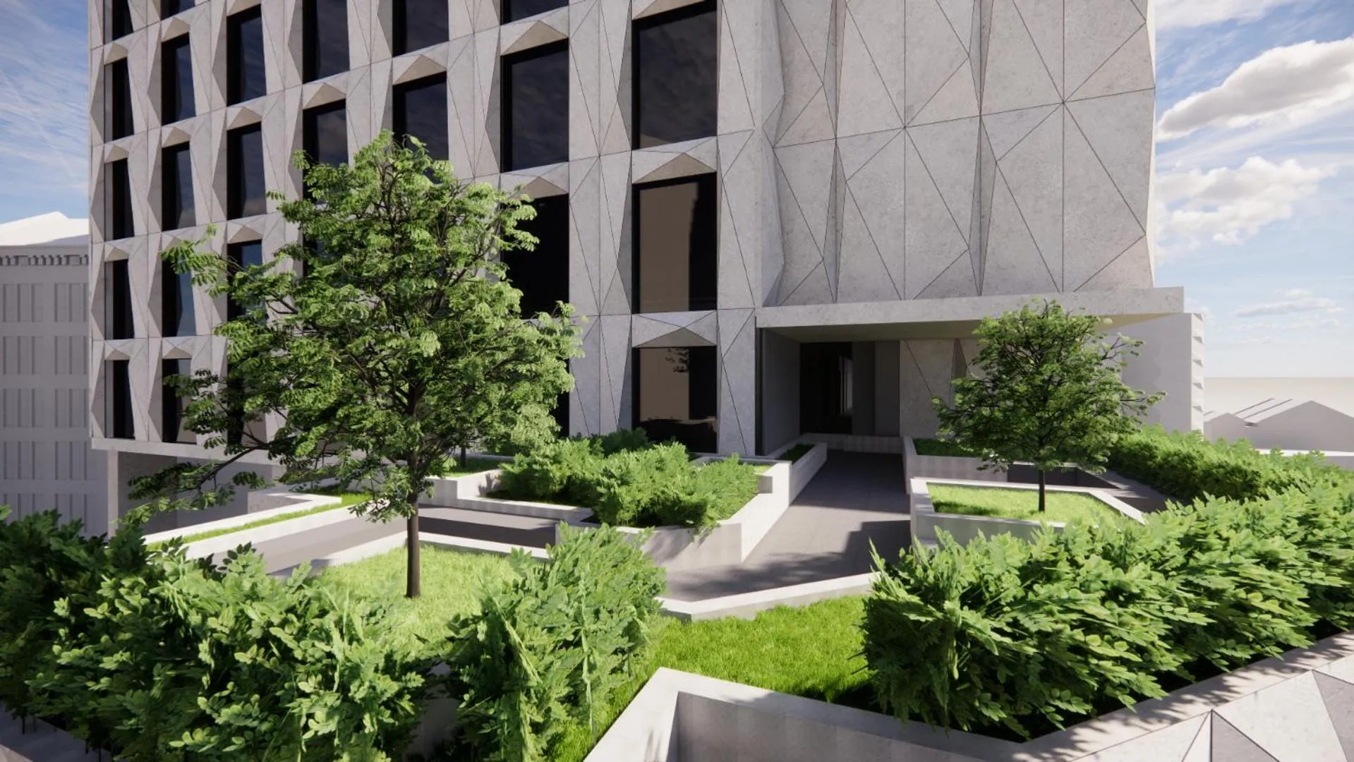 Garden in Hotel Mi Rochor