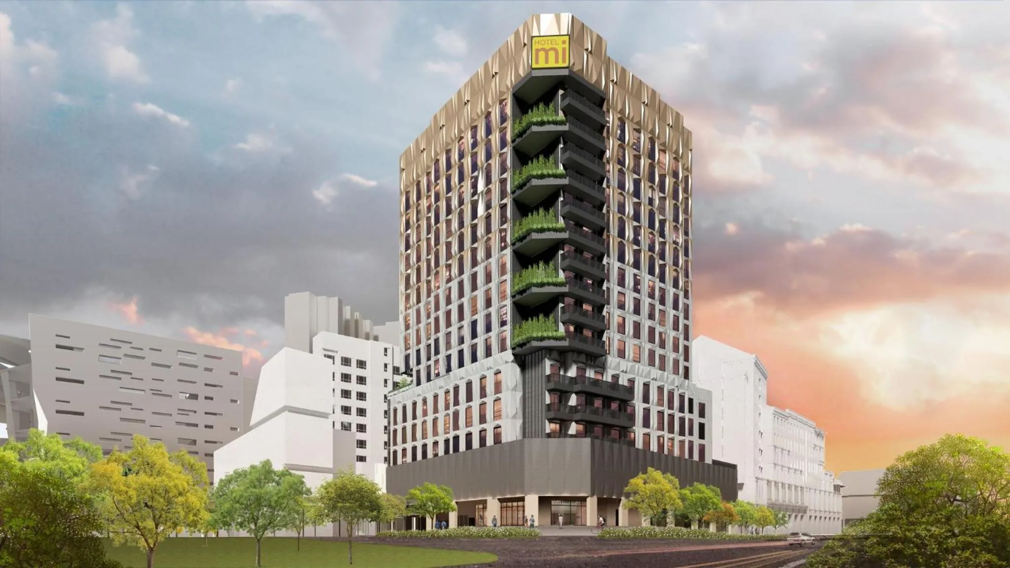 Property building in Hotel Mi Rochor