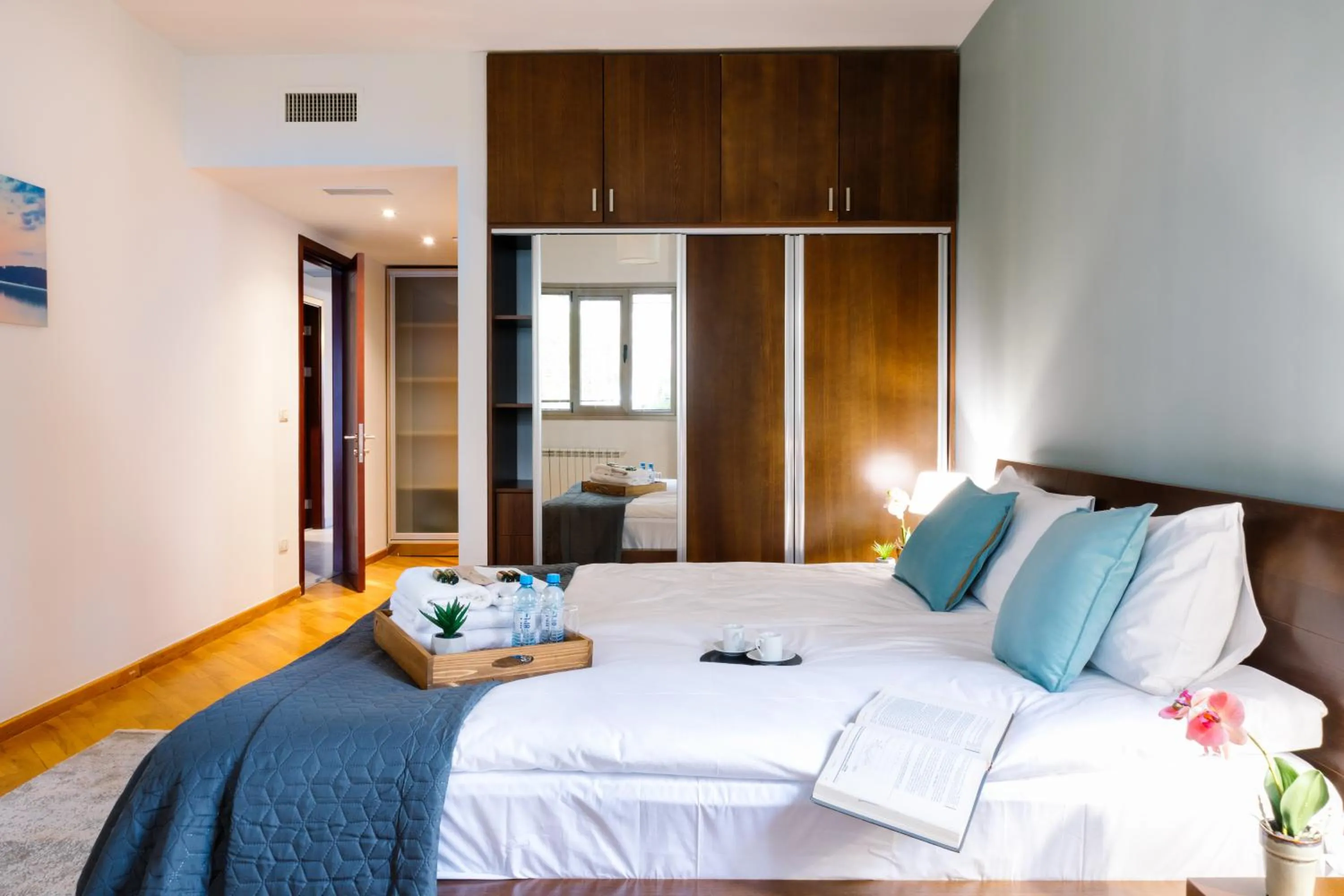 Bed in hotelise I Paradise Apartment