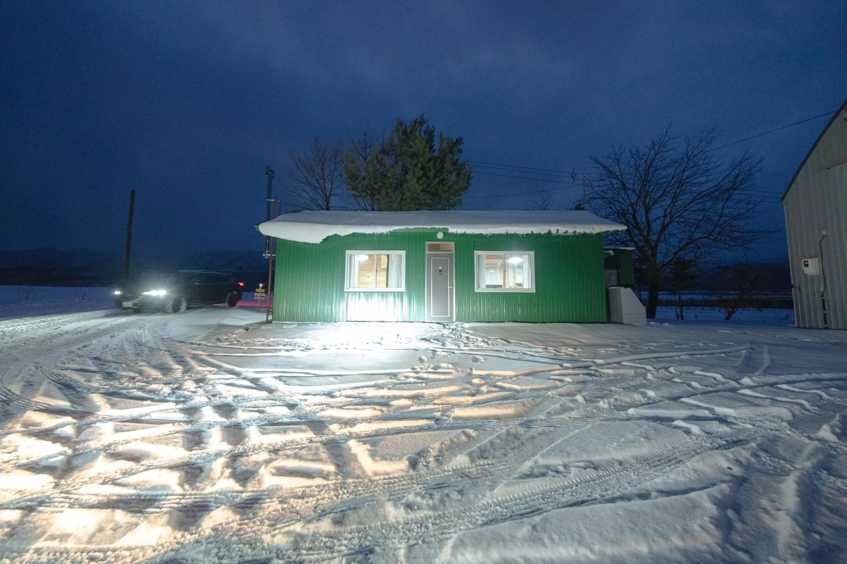 Property building in Furano Log House Farm Resort