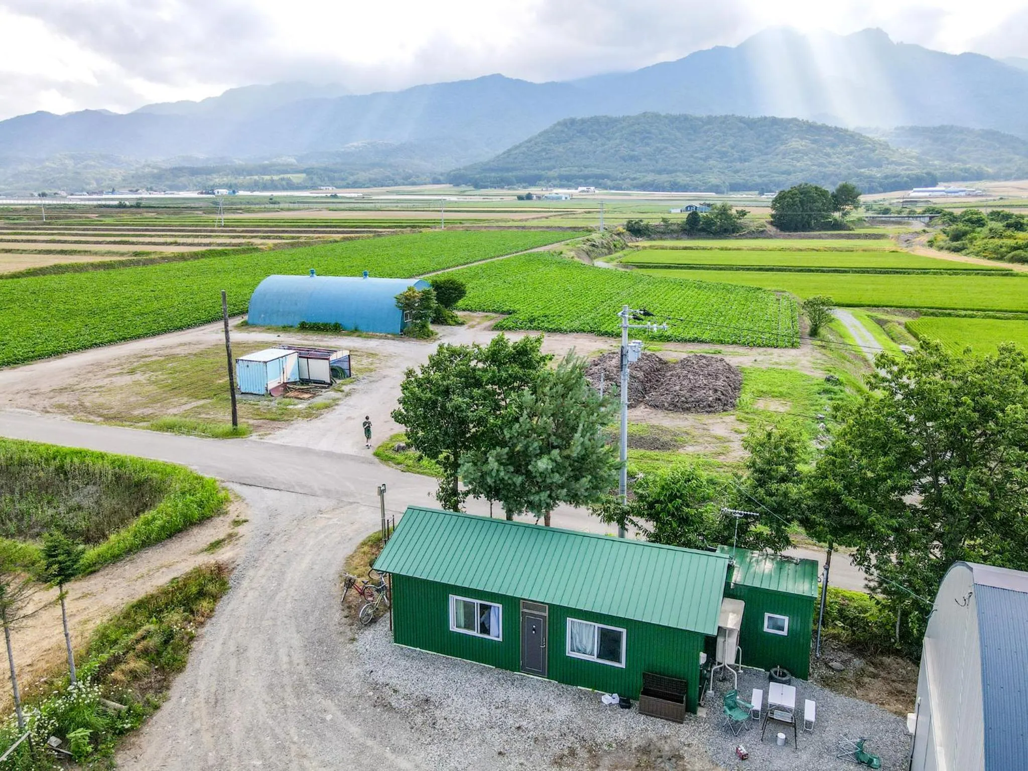 Natural landscape in Furano Log House Farm Resort