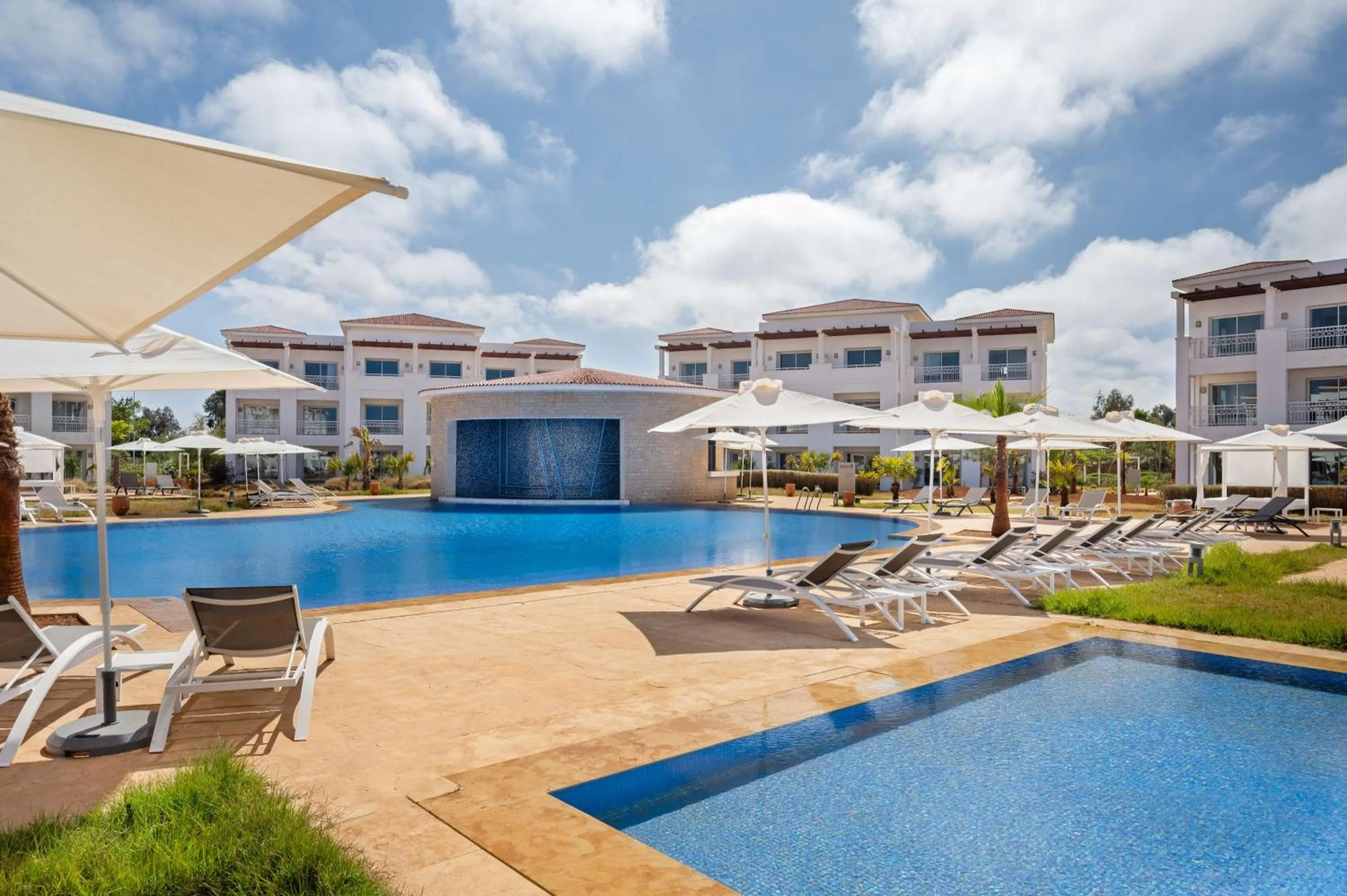 Pool view in Radisson Blu Residences, Saidia