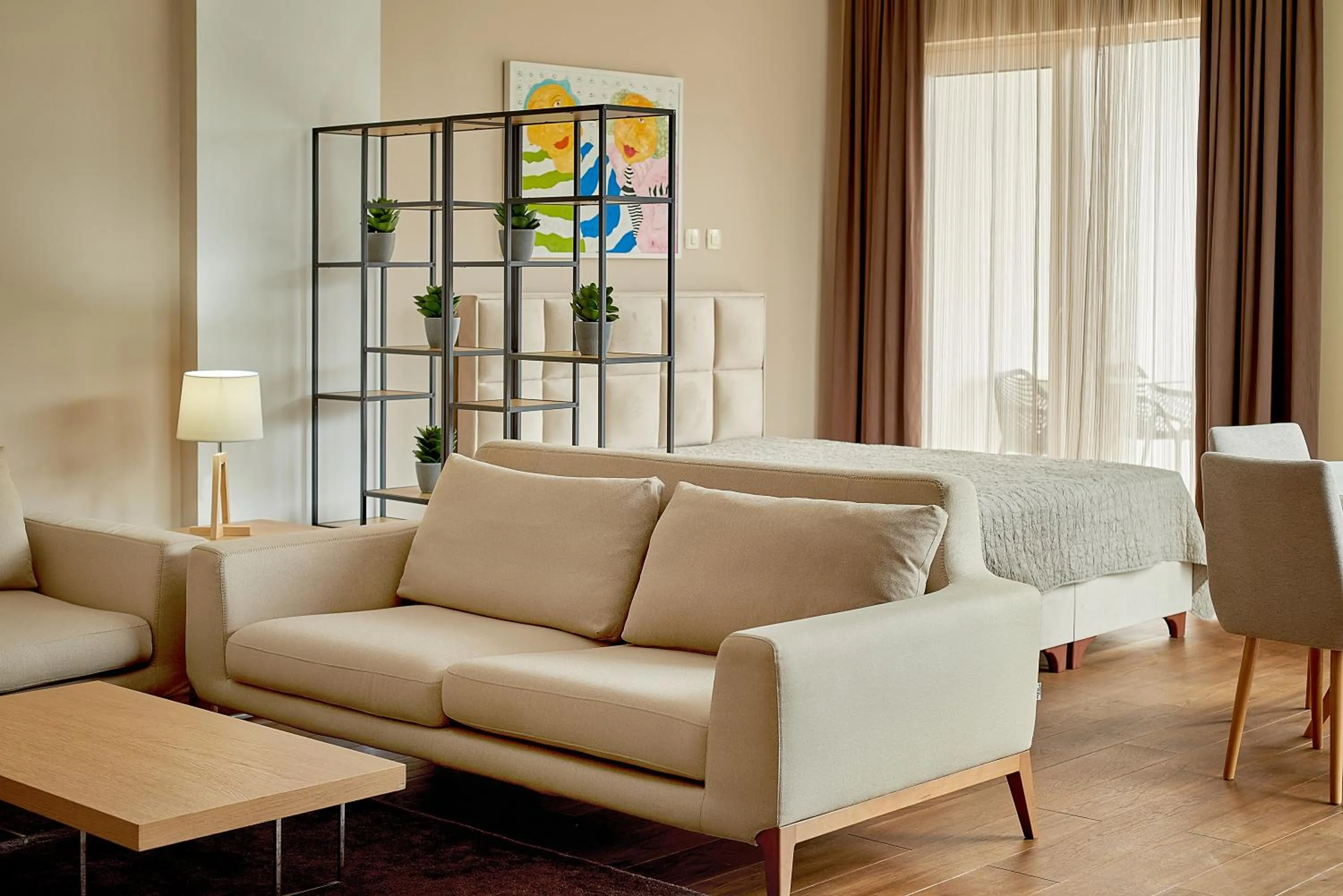 Living room in Lux Apartments Sunrior