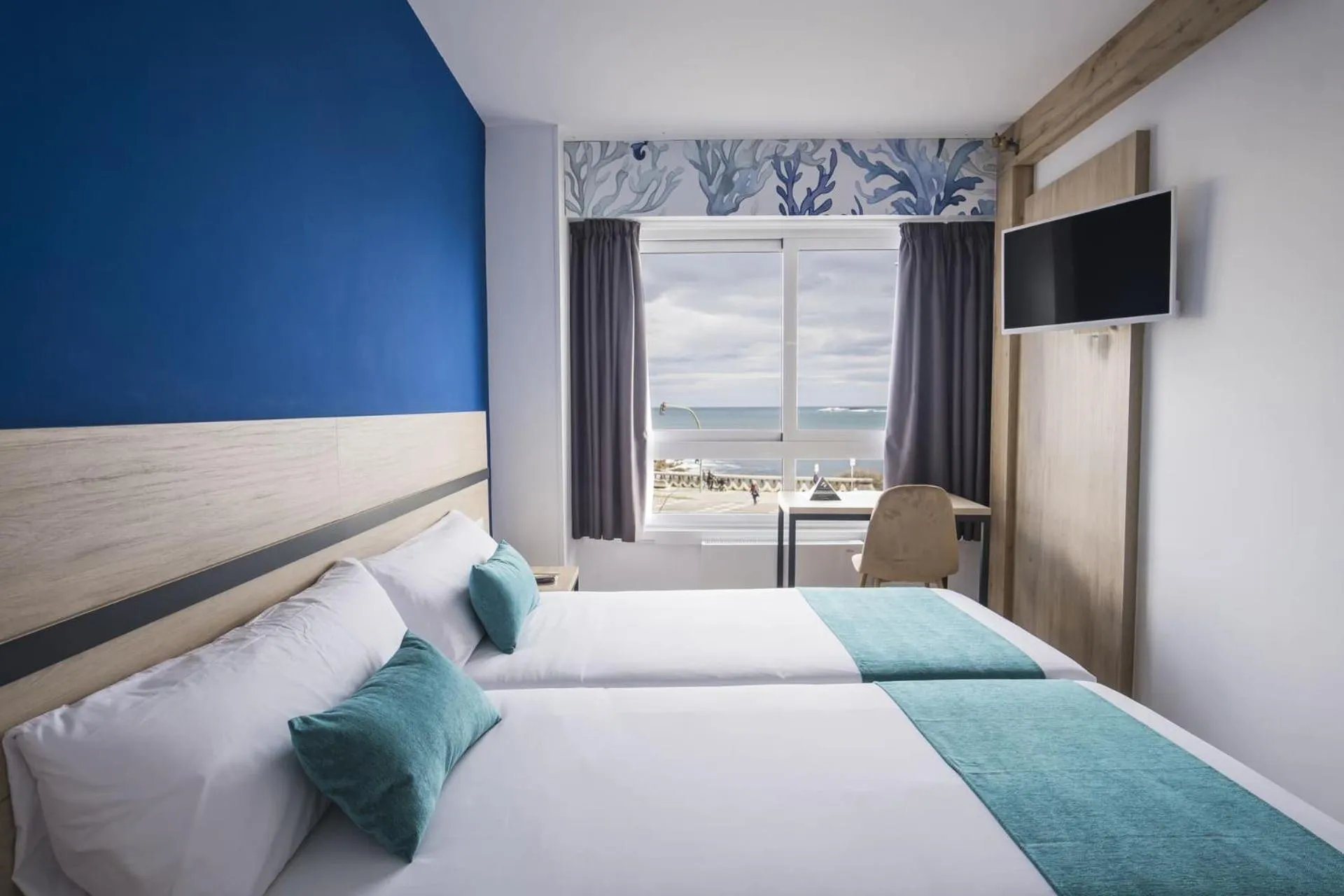 Bed in Hotel Alda Coruñamar