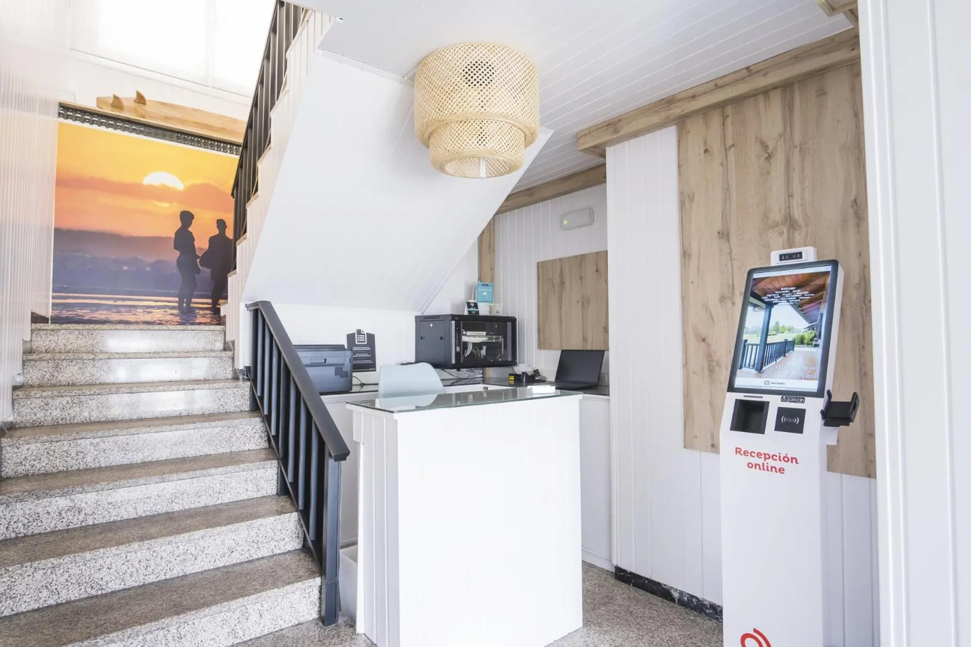 Lobby or reception in Hotel Alda Coruñamar