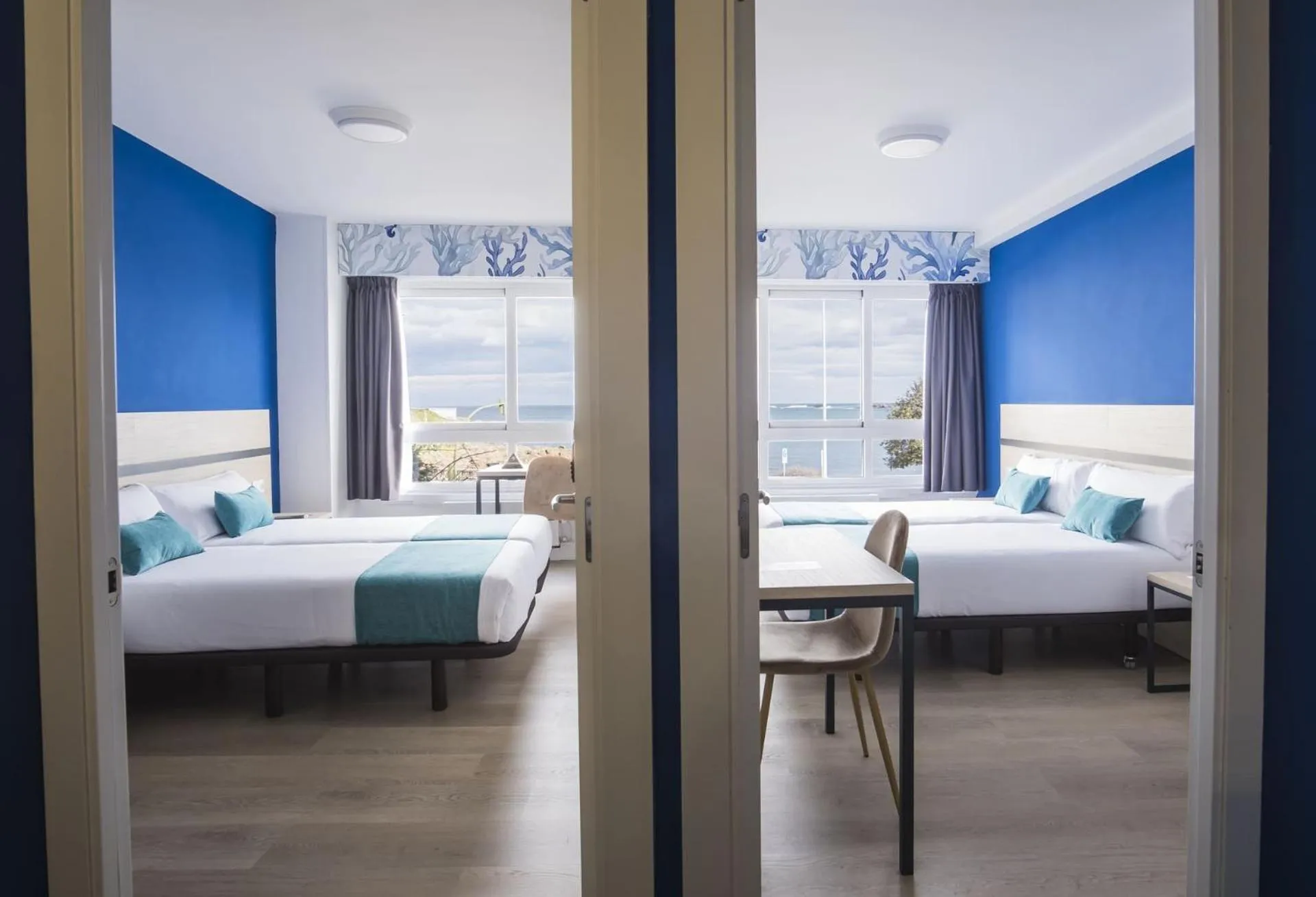 Bed in Hotel Alda Coruñamar