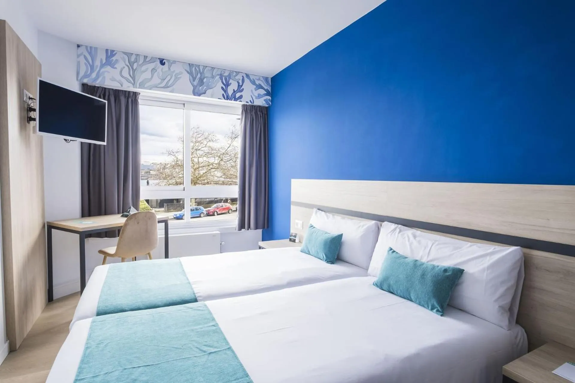 Bed in Hotel Alda Coruñamar