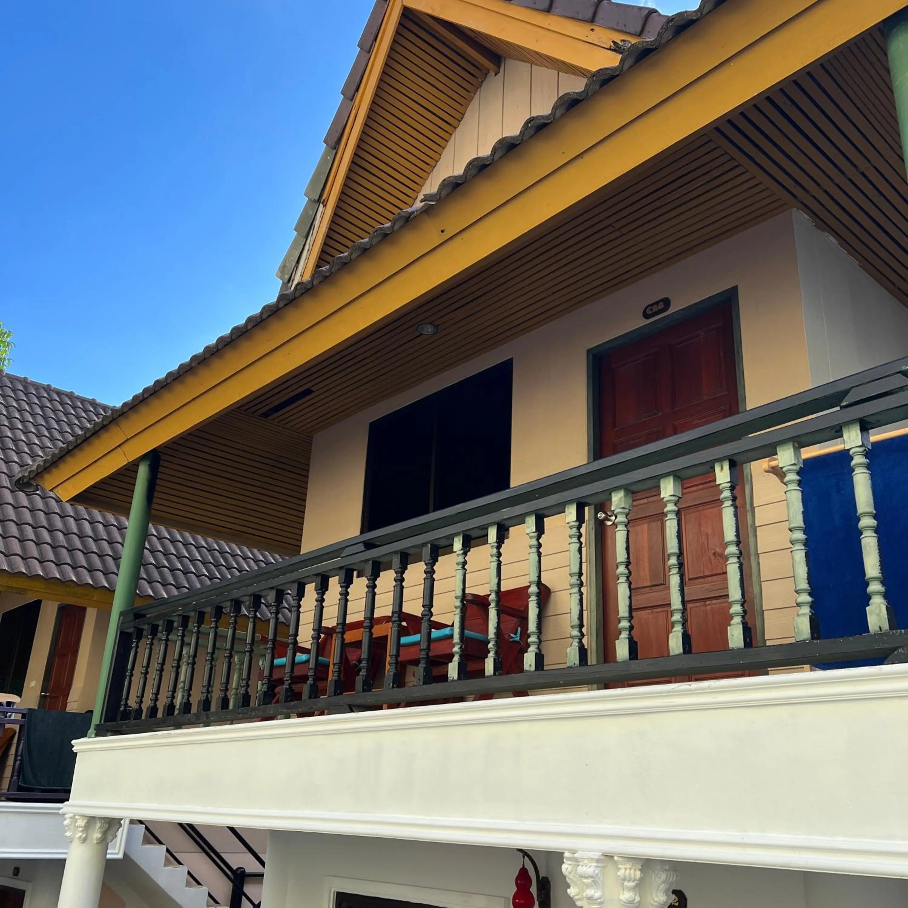Balcony/Terrace in Kata Villa Merit Hill Bungalows