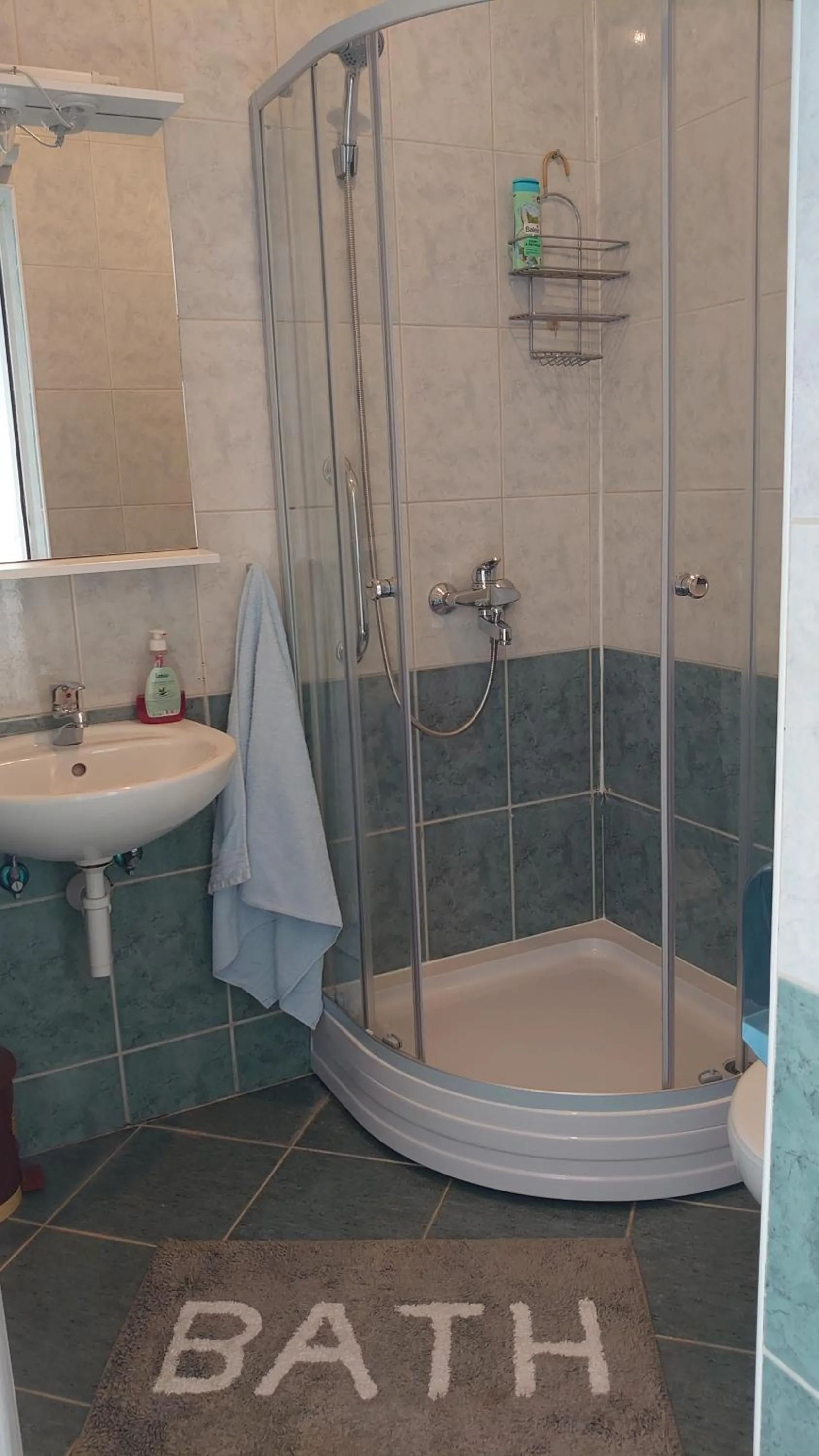 Bathroom in Apartments Tulipan - with free private parking garage