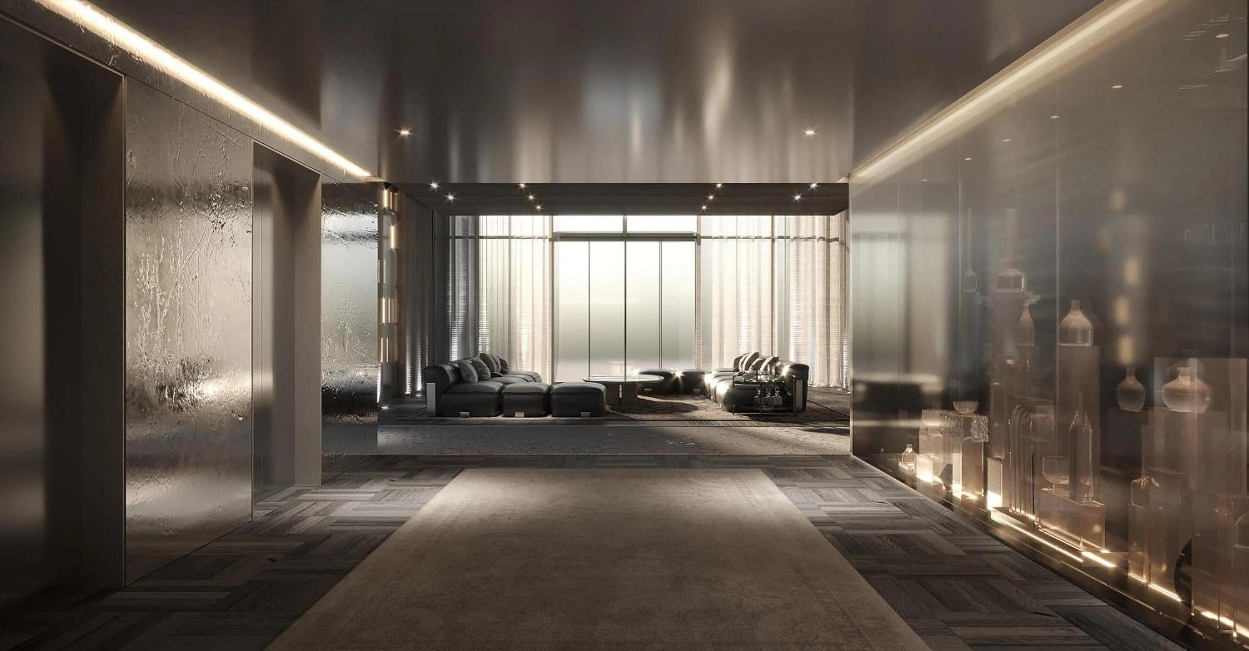 Seating area in Kimpton Qiantan Shanghai by IHG