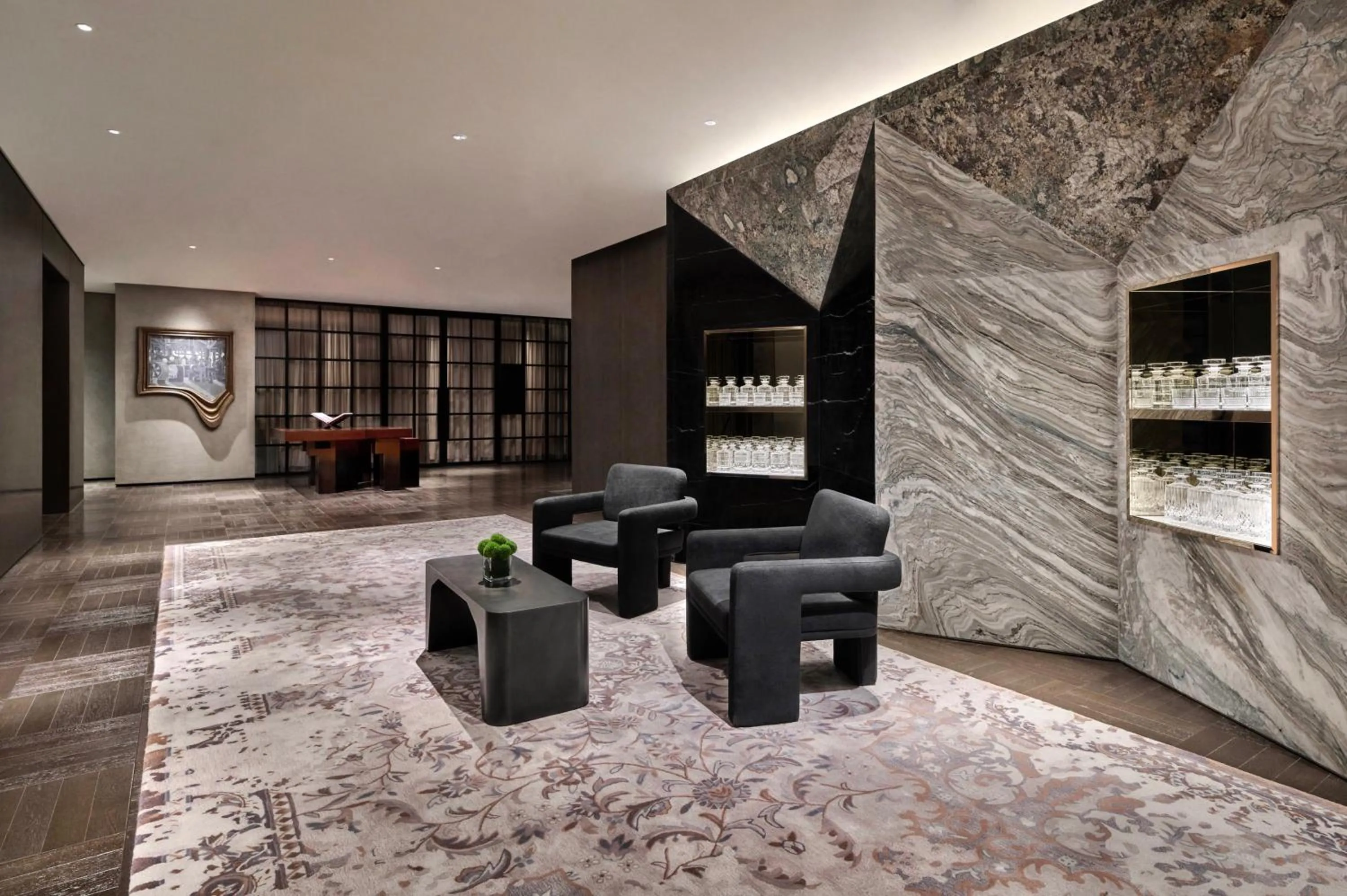 Seating area in Kimpton Qiantan Shanghai by IHG