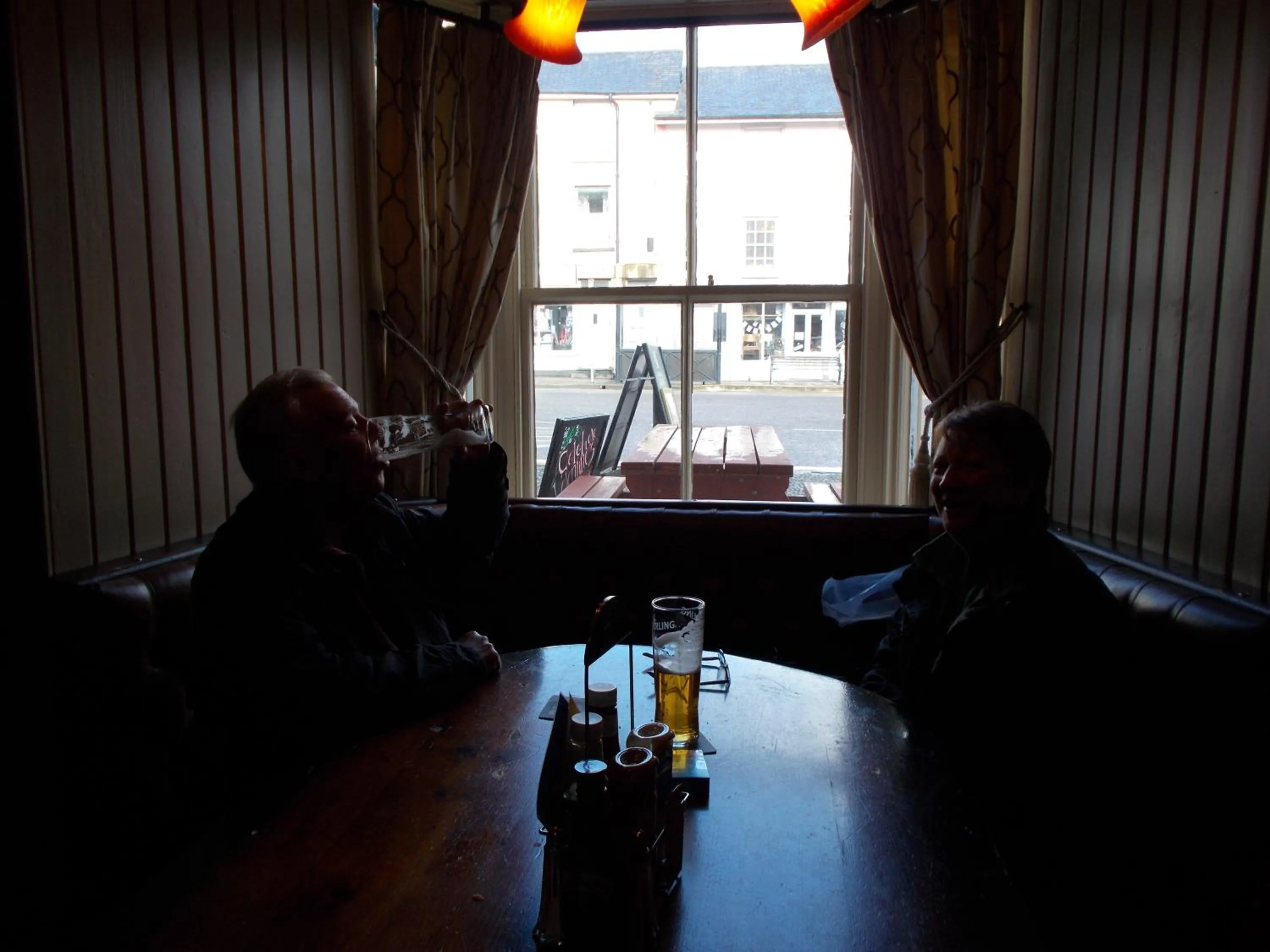 Alcoholic drinks in The White Lion Hotel