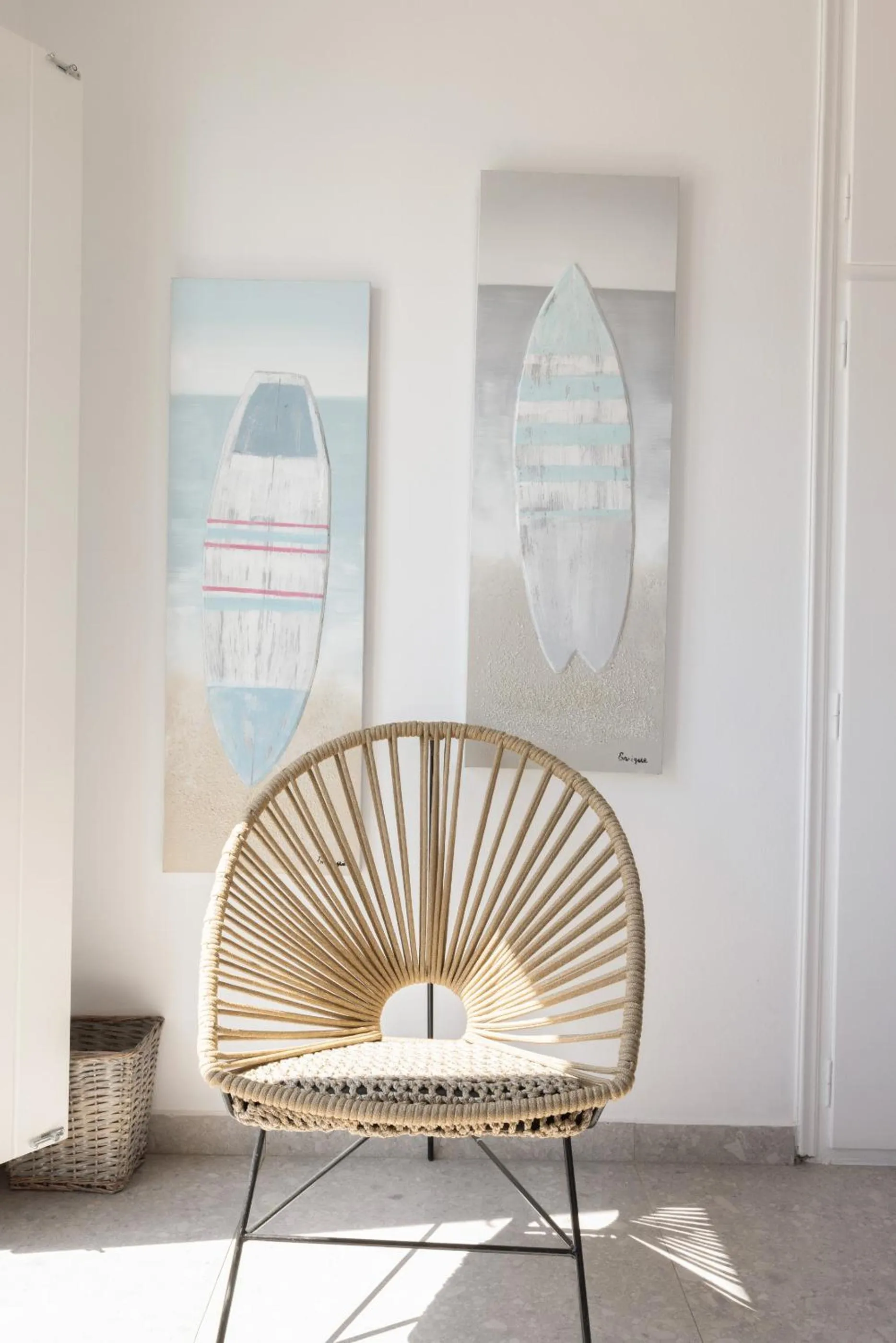 Seating area in Parosquare Central Suites