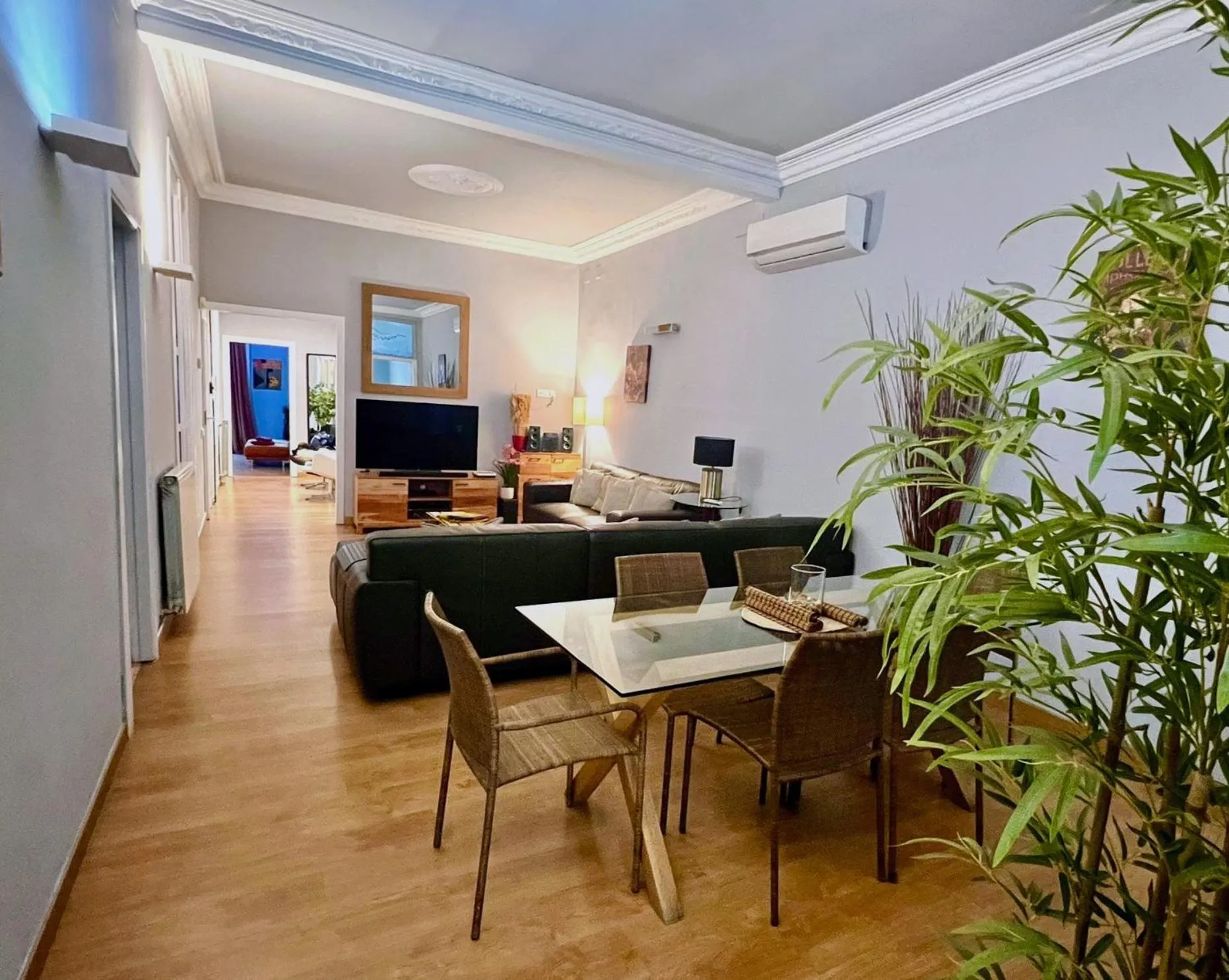 TV and multimedia in Luxury Central Apartment