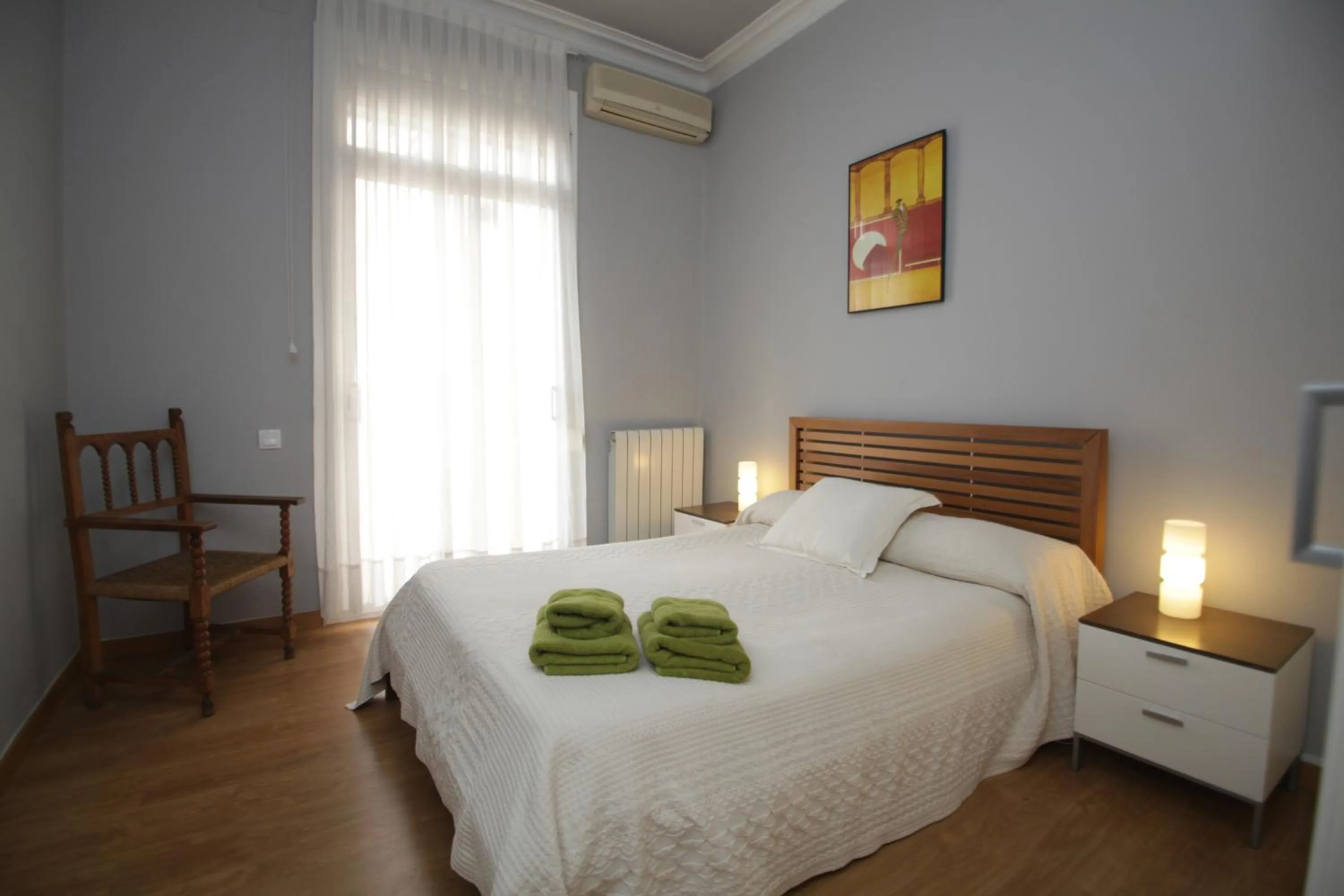 Day, Bed in Luxury Central Apartment