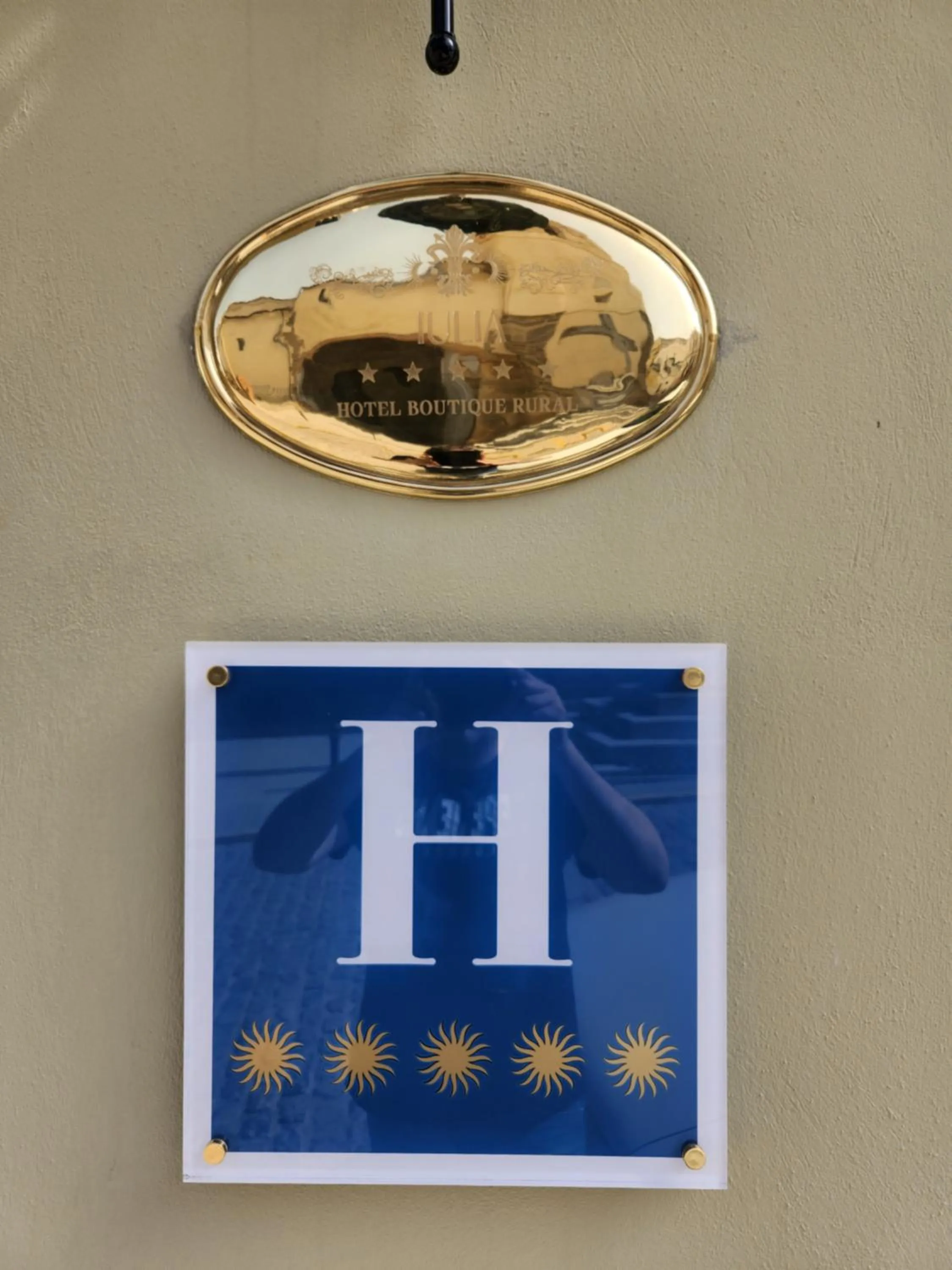 Property logo or sign in Hotel Boutique iulia 5 Estrellas