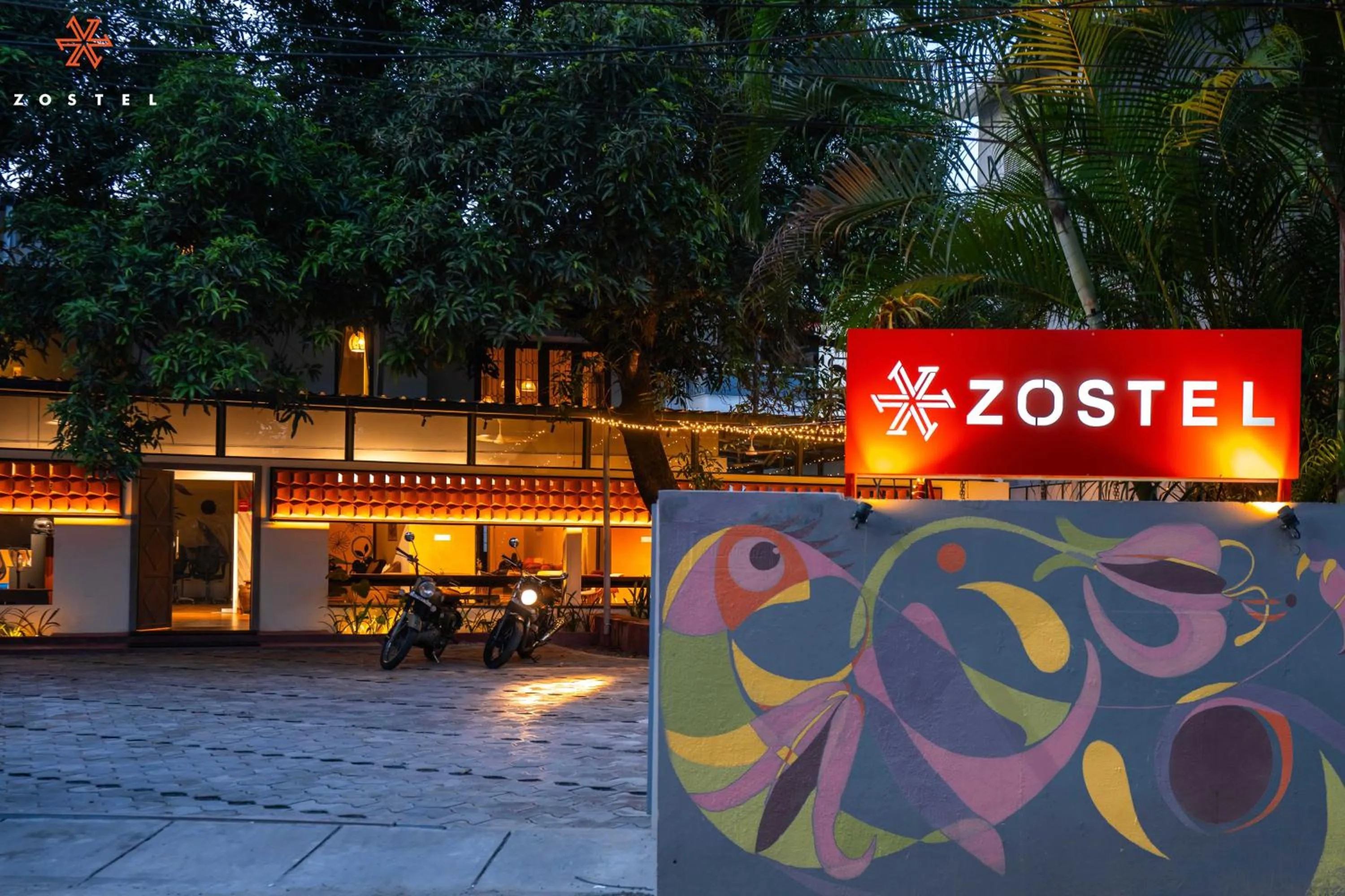 Facade/entrance in Zostel Kochi, Ernakulam