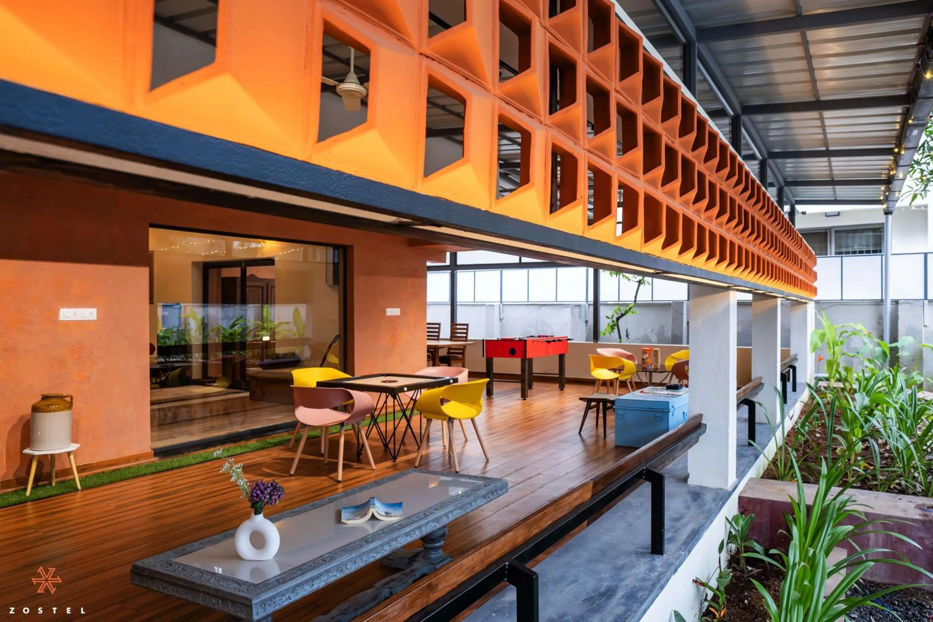 Living room in Zostel Kochi, Ernakulam