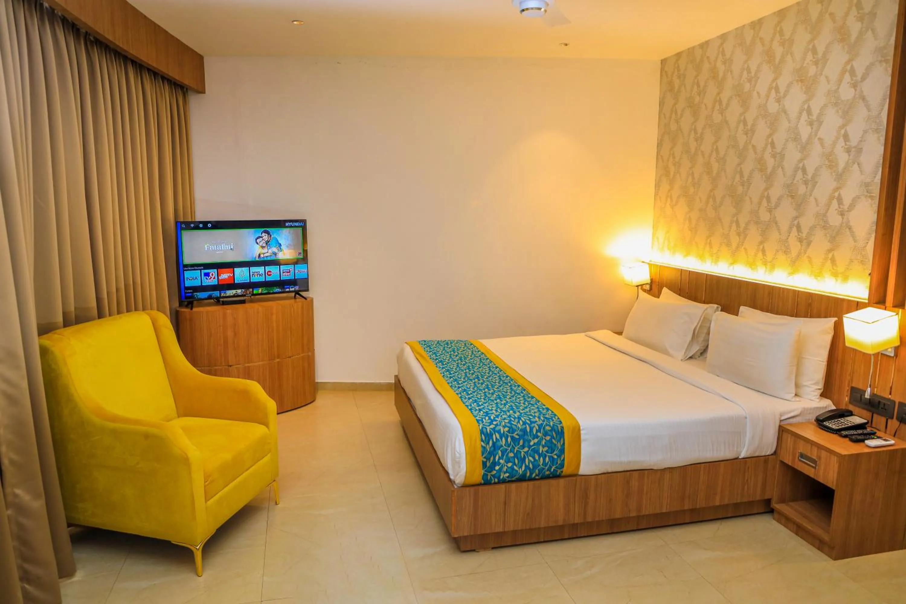 View (from property/room), Bed in Hotel Sky Sierra Wayanad