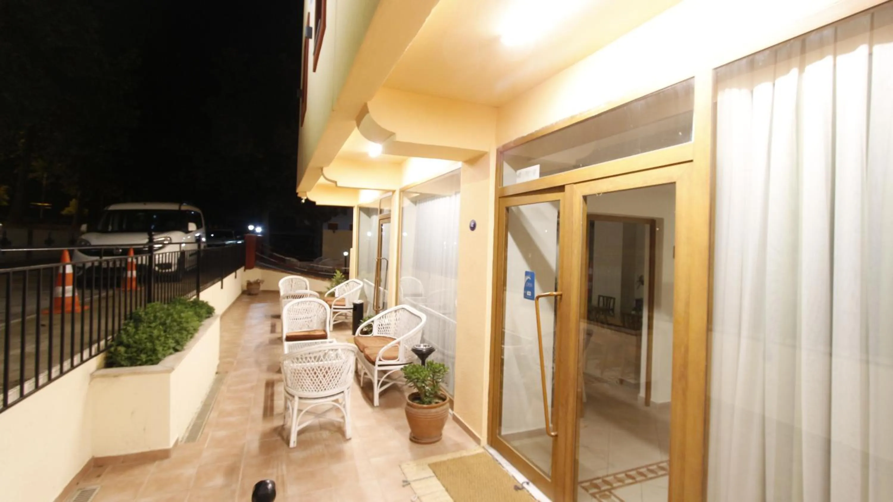 Patio in Hotel Ave Maria