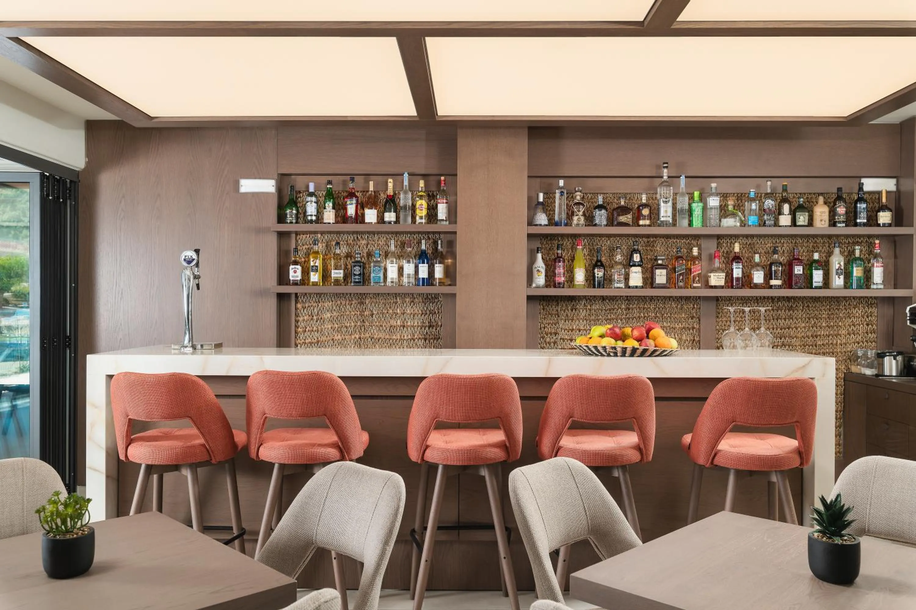 Living room in Elia Agia Marina Resort