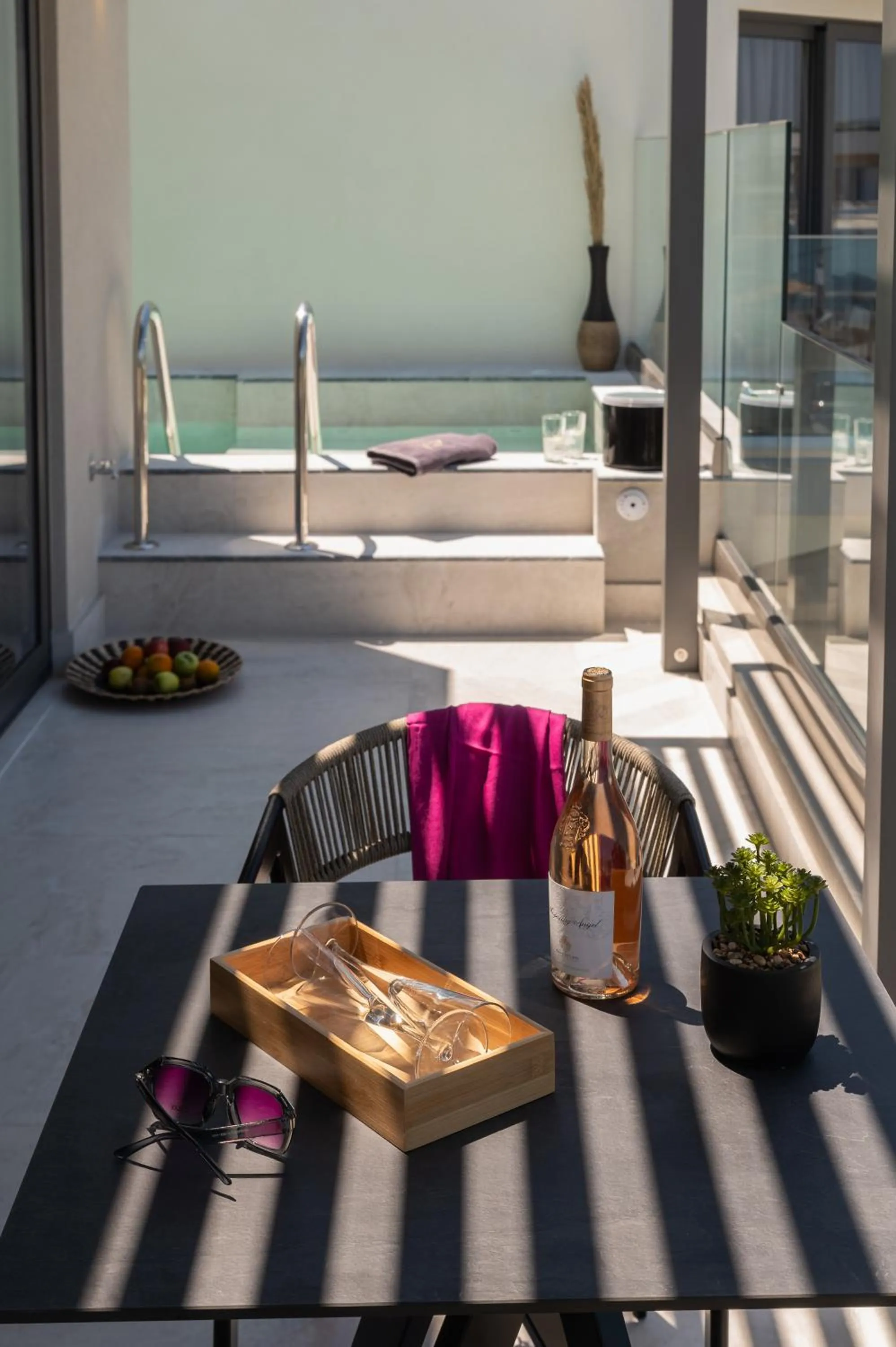 Balcony/Terrace in Elia Agia Marina Resort
