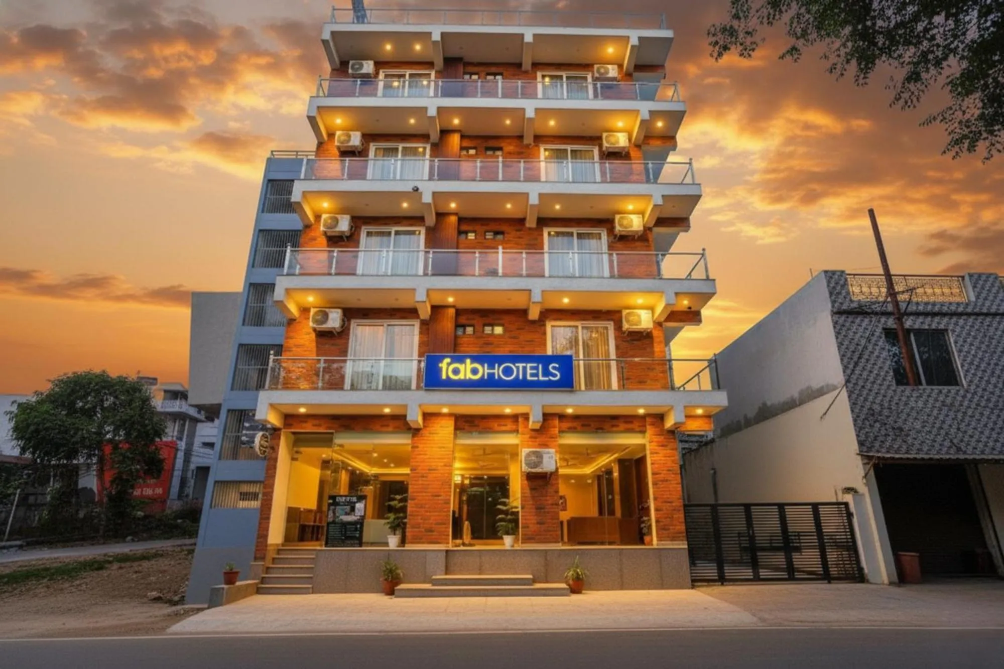 Property building in FabHotel Unique Stay