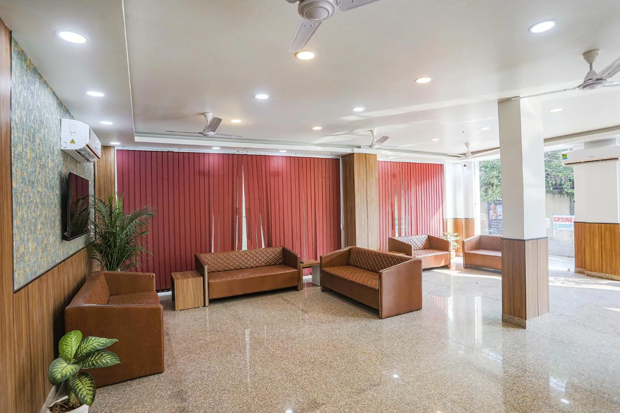 Seating area in FabHotel Unique Stay