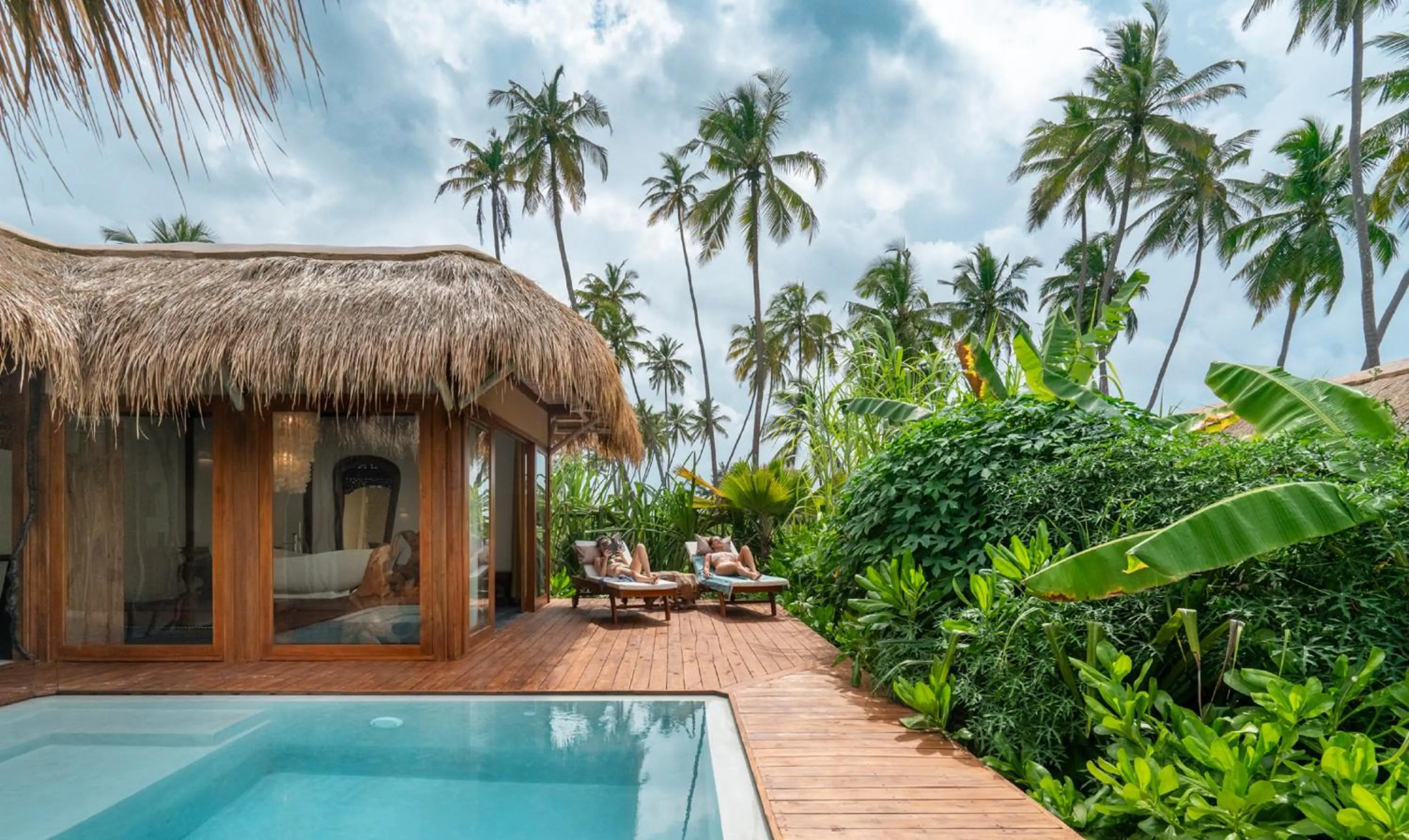 Swimming pool in Sensations Eco-Chic Hotel