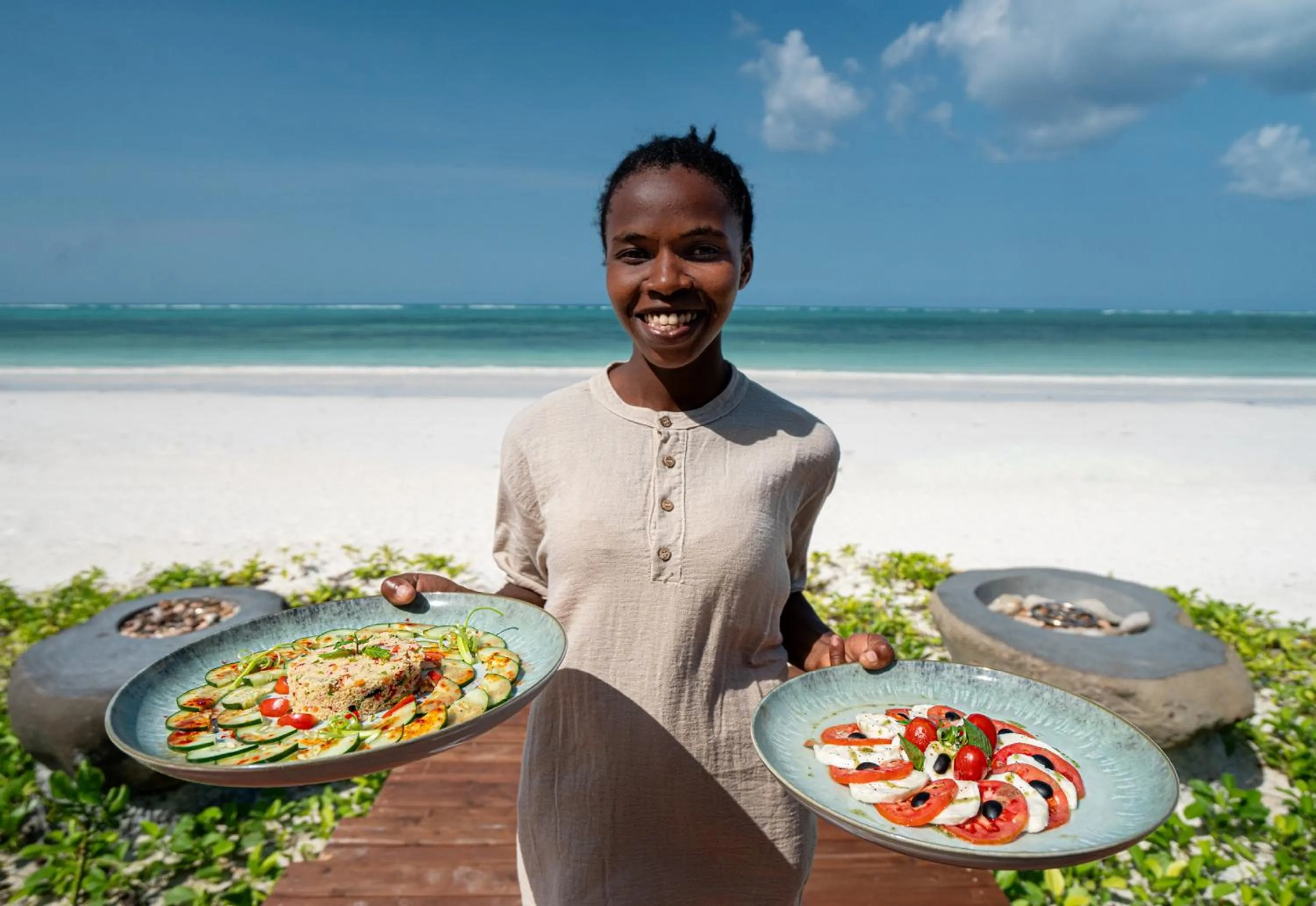 Food in Sensations Eco-Chic Hotel