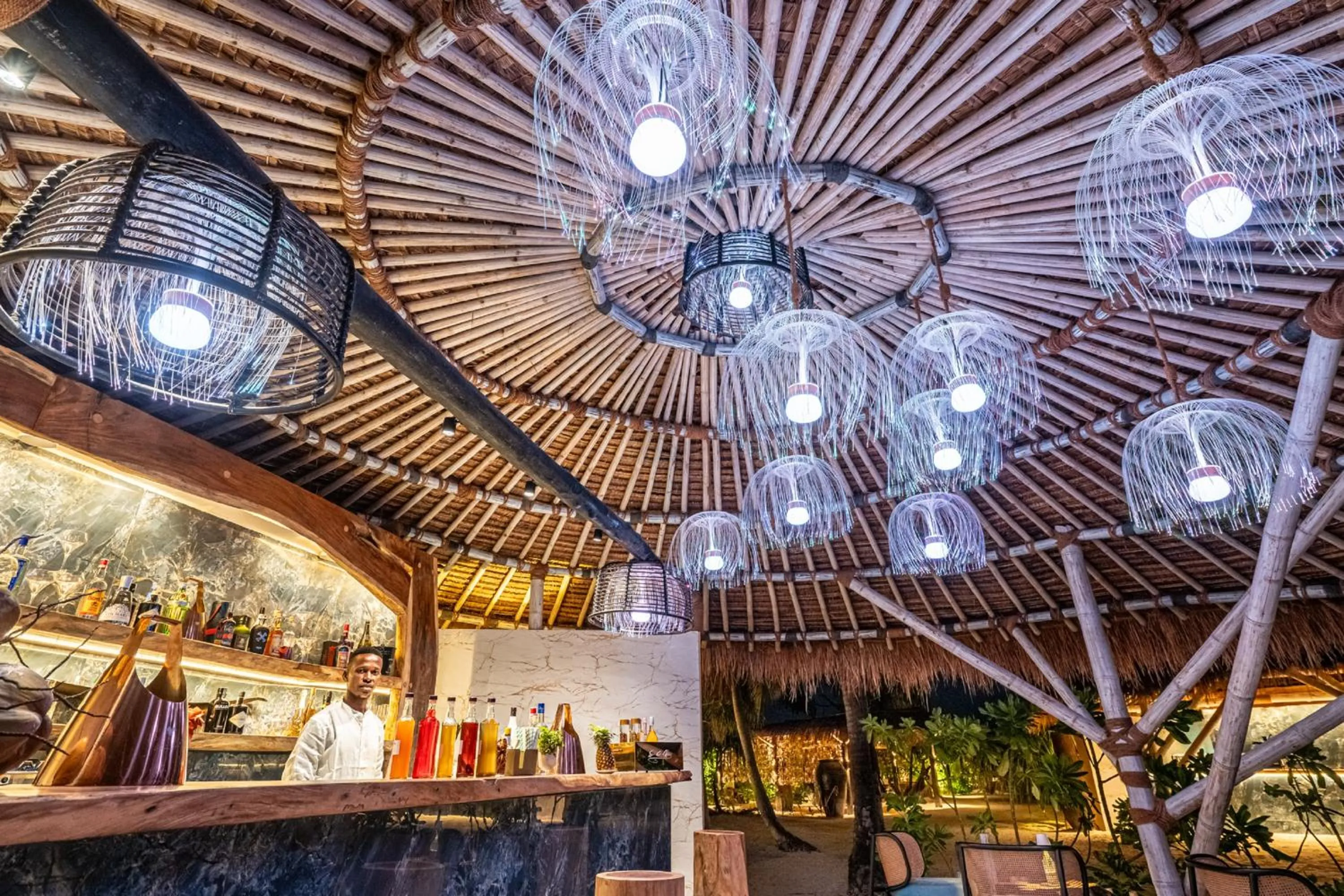 Lounge or bar in Sensations Eco-Chic Hotel