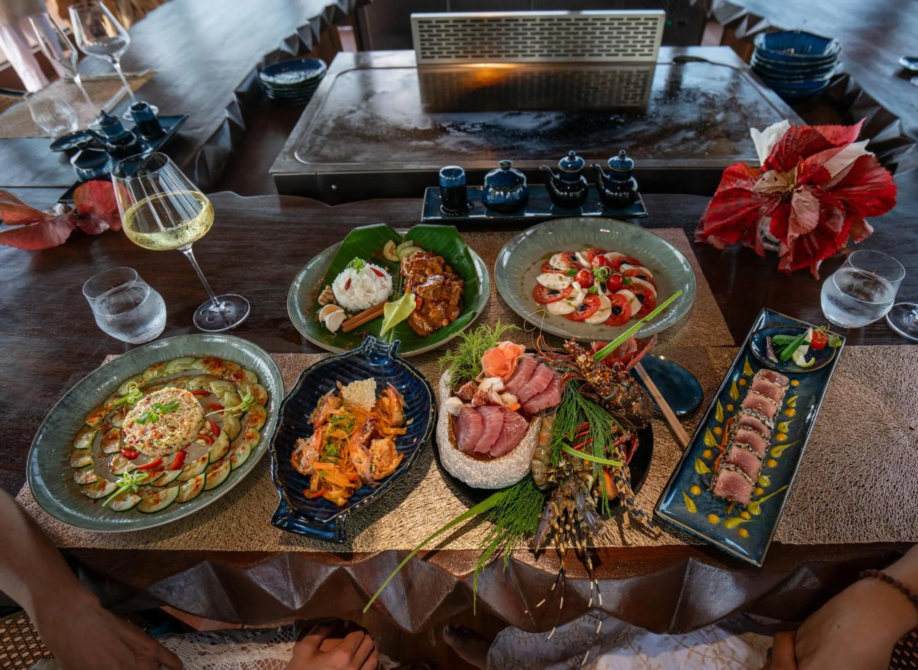 Food in Sensations Eco-Chic Hotel